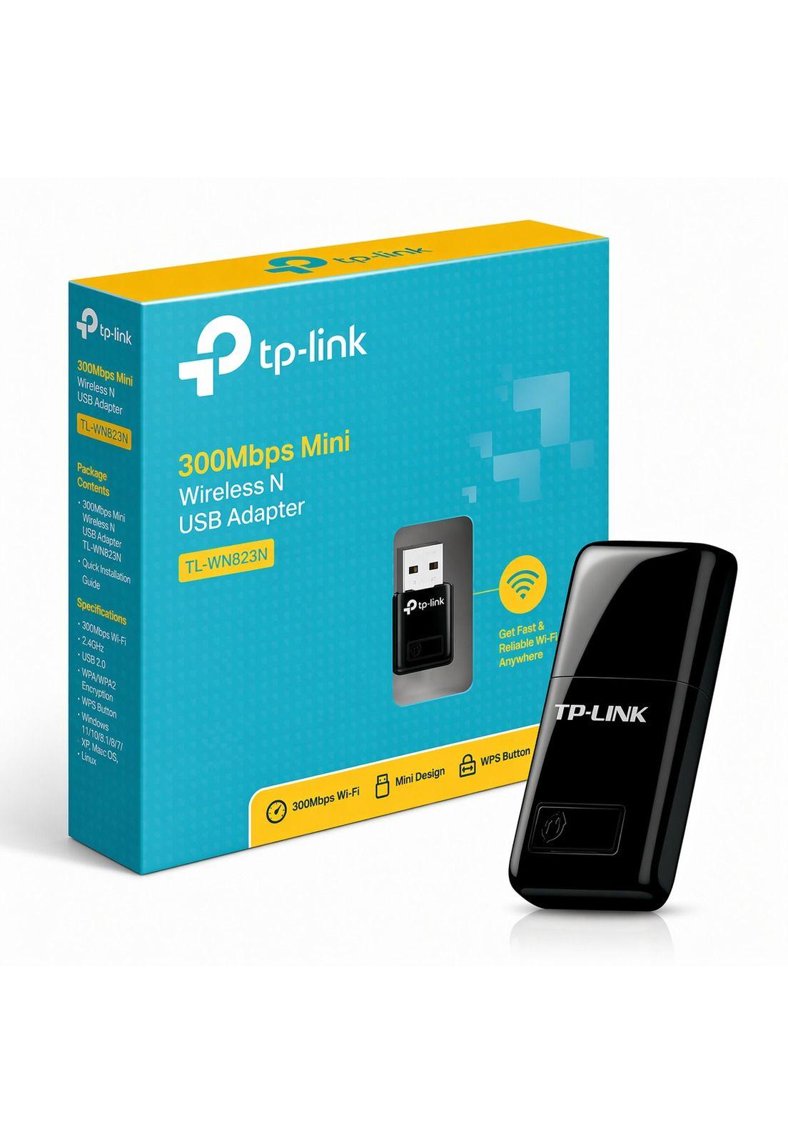 Adaptador Wifi Usb Tp-Link 300Mbps WN823N High Speed-8