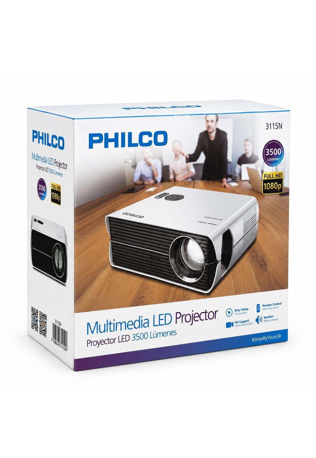 Proyector Full HD 1920*1080p 3500 Lumenes LED con HDMI / USB-7