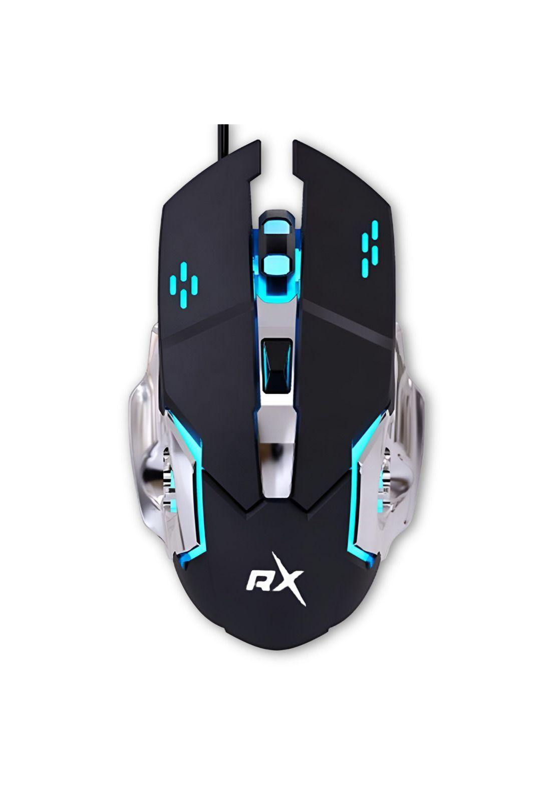 Mouse Gamer Reptilex 5 Botones Retroiluminado RX0005 3200DPI-3