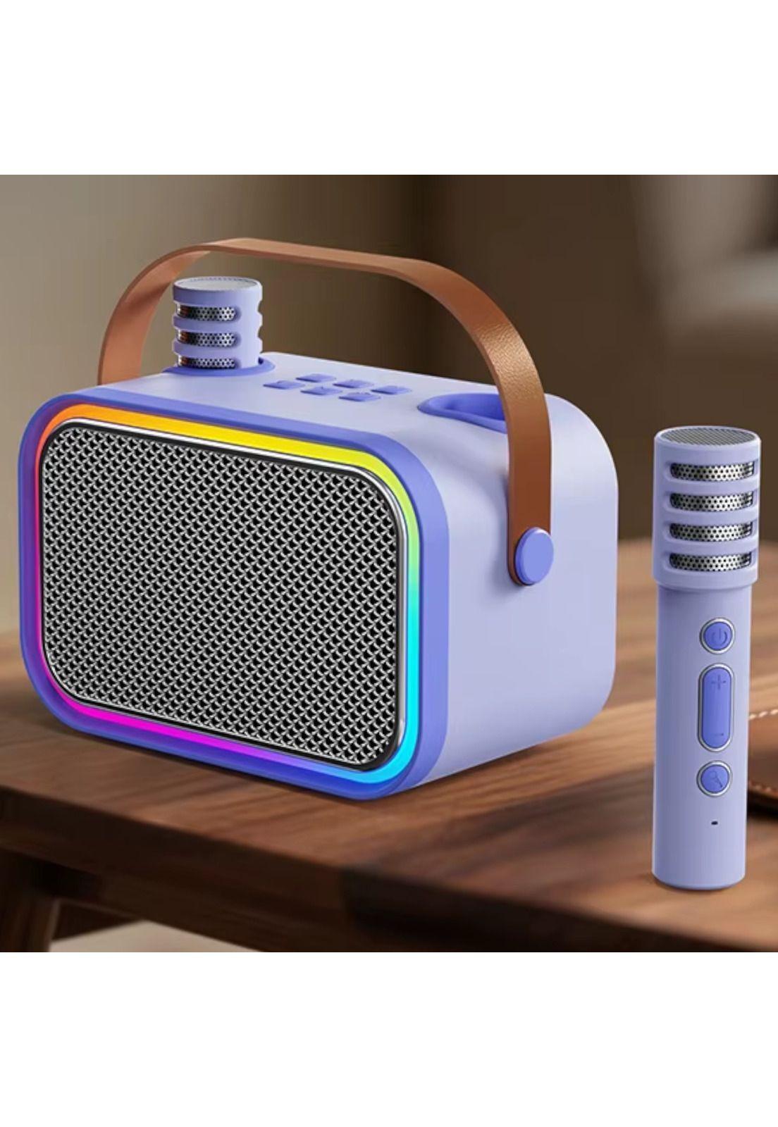 Karaoke Infantil RGB con 2 Micrófonos Inalámbricos Lila My Lil Dual Voice-7