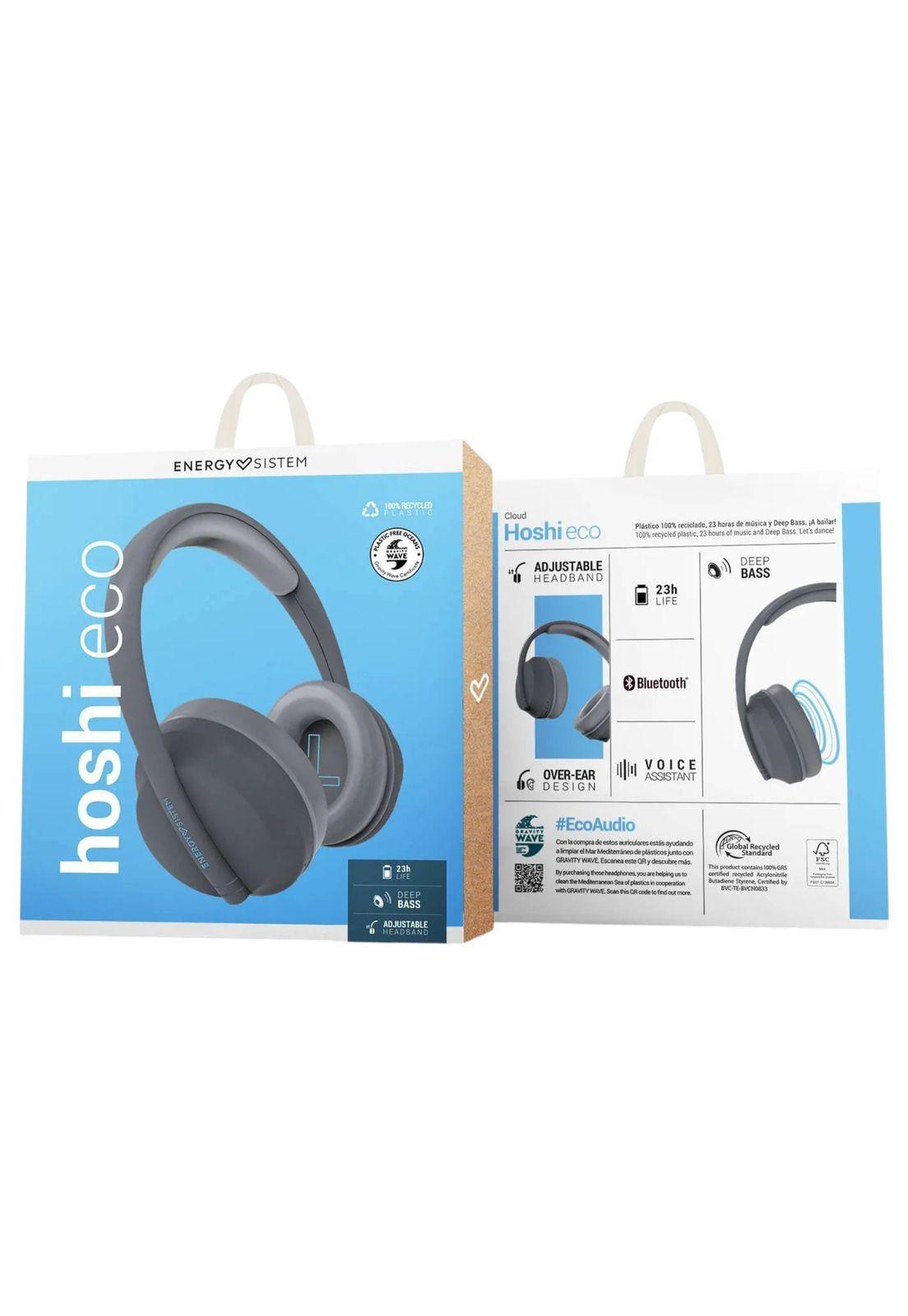 Audífonos Energy Sistem HOSHI Gris Autonomía 23H + Assistant-5