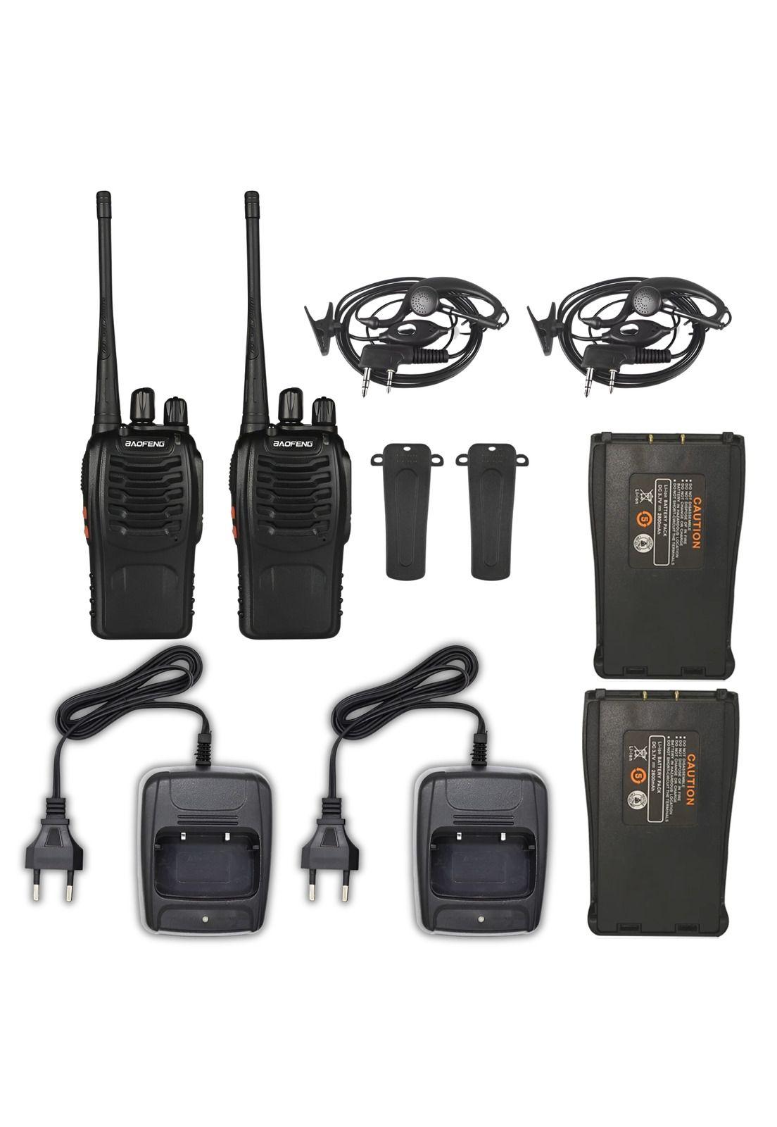Kit de Radios Intercomunicadores Walkie Talkie 16 Canales BF-3