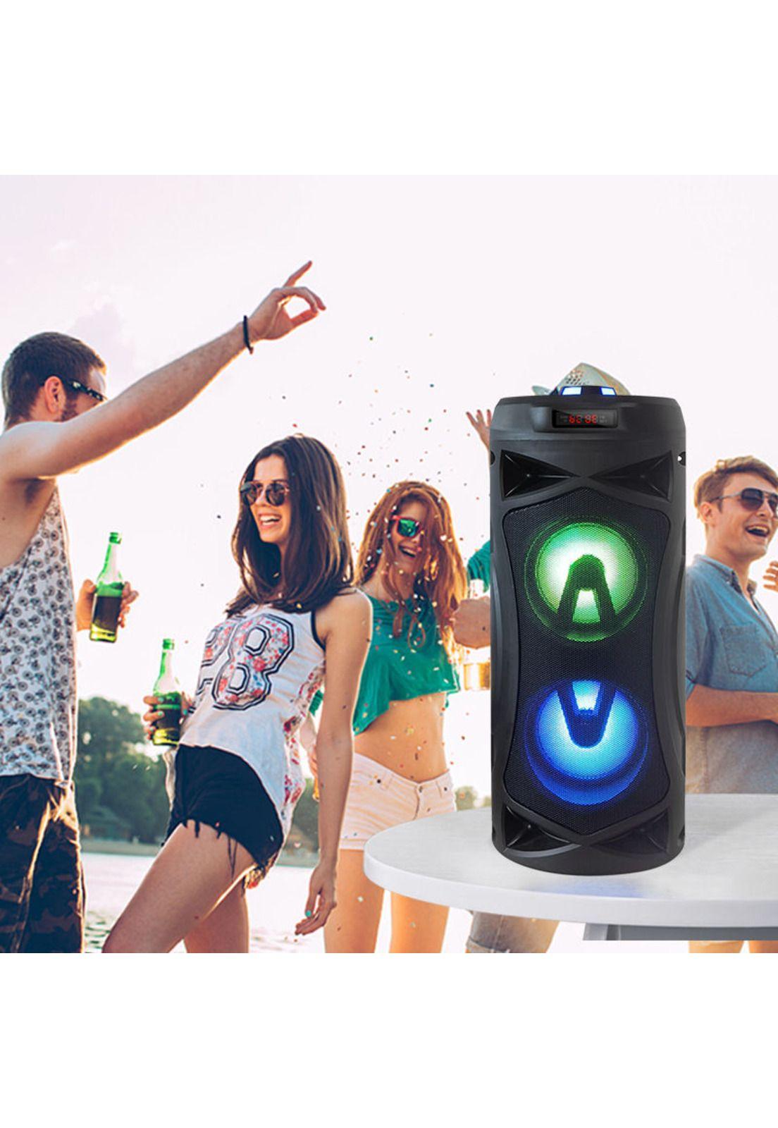 Parlante Portátil Recargable con Bluetooth Fujitel 3220 LED-8