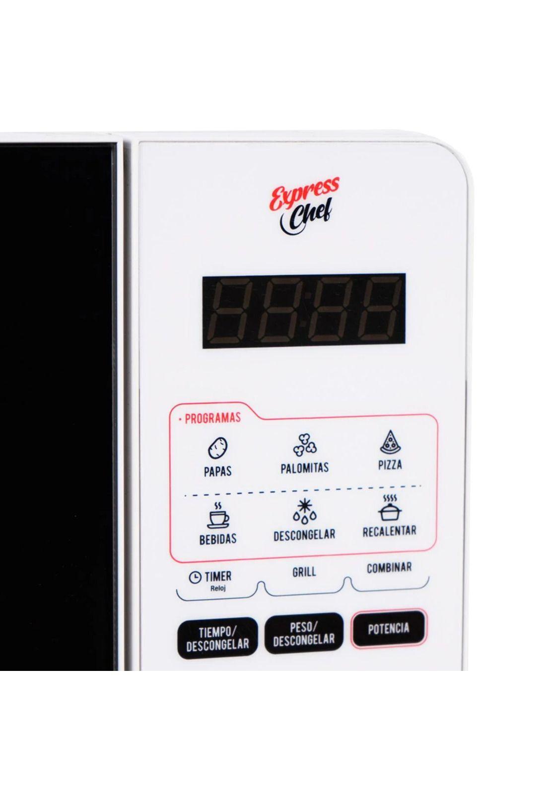 Microondas Express Chef Digital 20 Litros 700W  TFK-20DG SEC-5