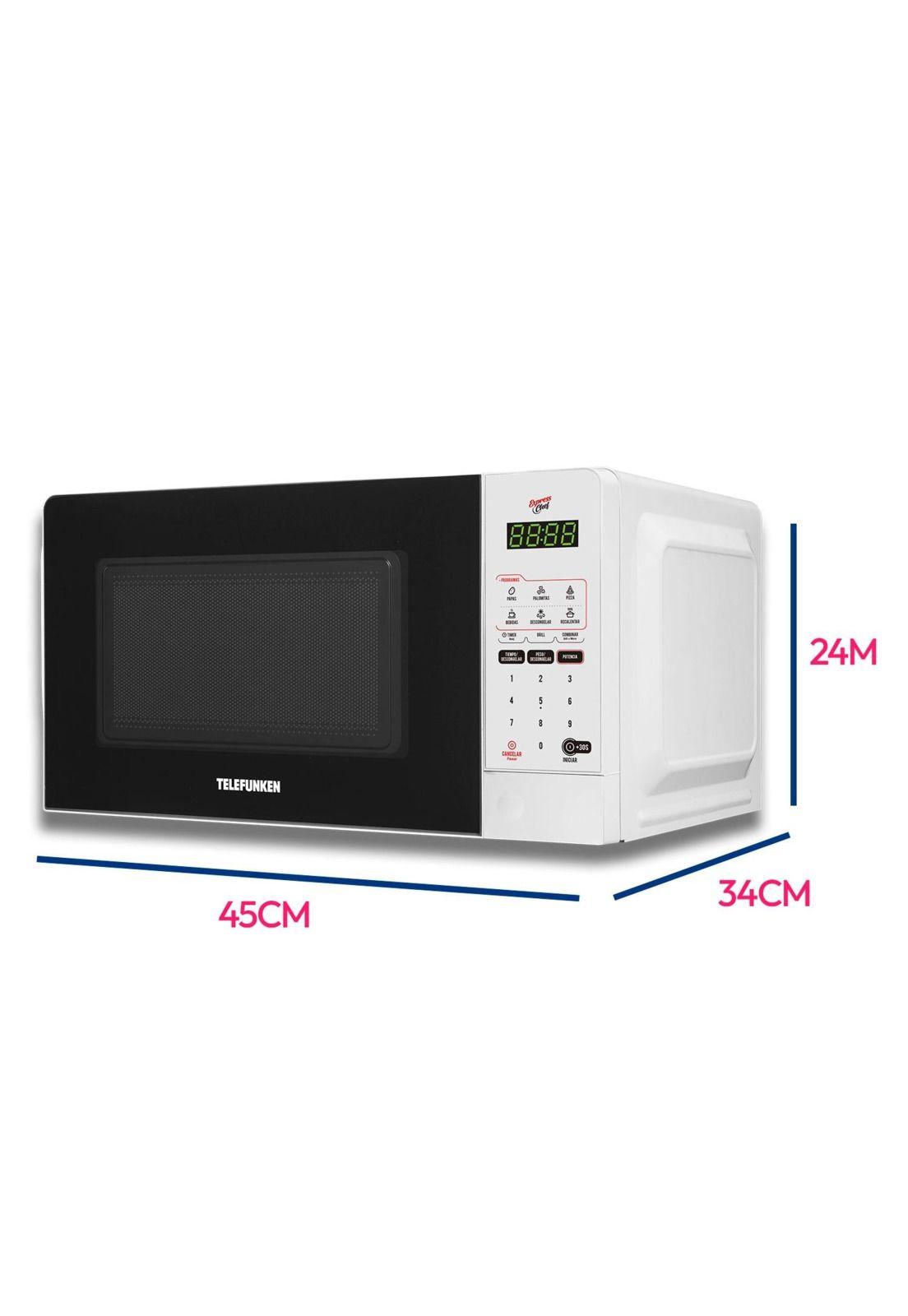 Microondas Express Chef Digital 20 Litros 700W  TFK-20DG SEC-6