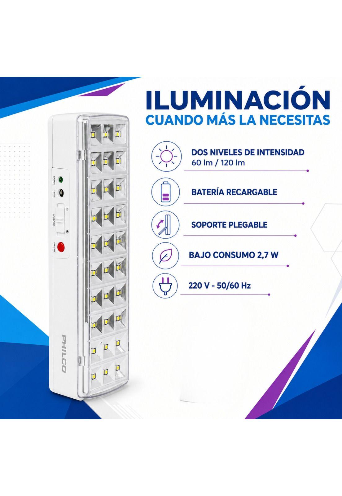 Lampara LED de Emergencia Recargable Multipropósito SEC L446-6