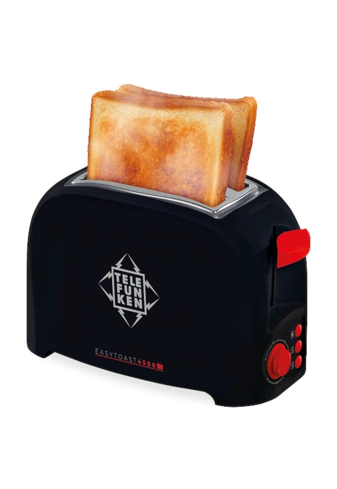 Tostador de Pan Eléctrico 900W Easy Toast 4500 Black (3en1)-1