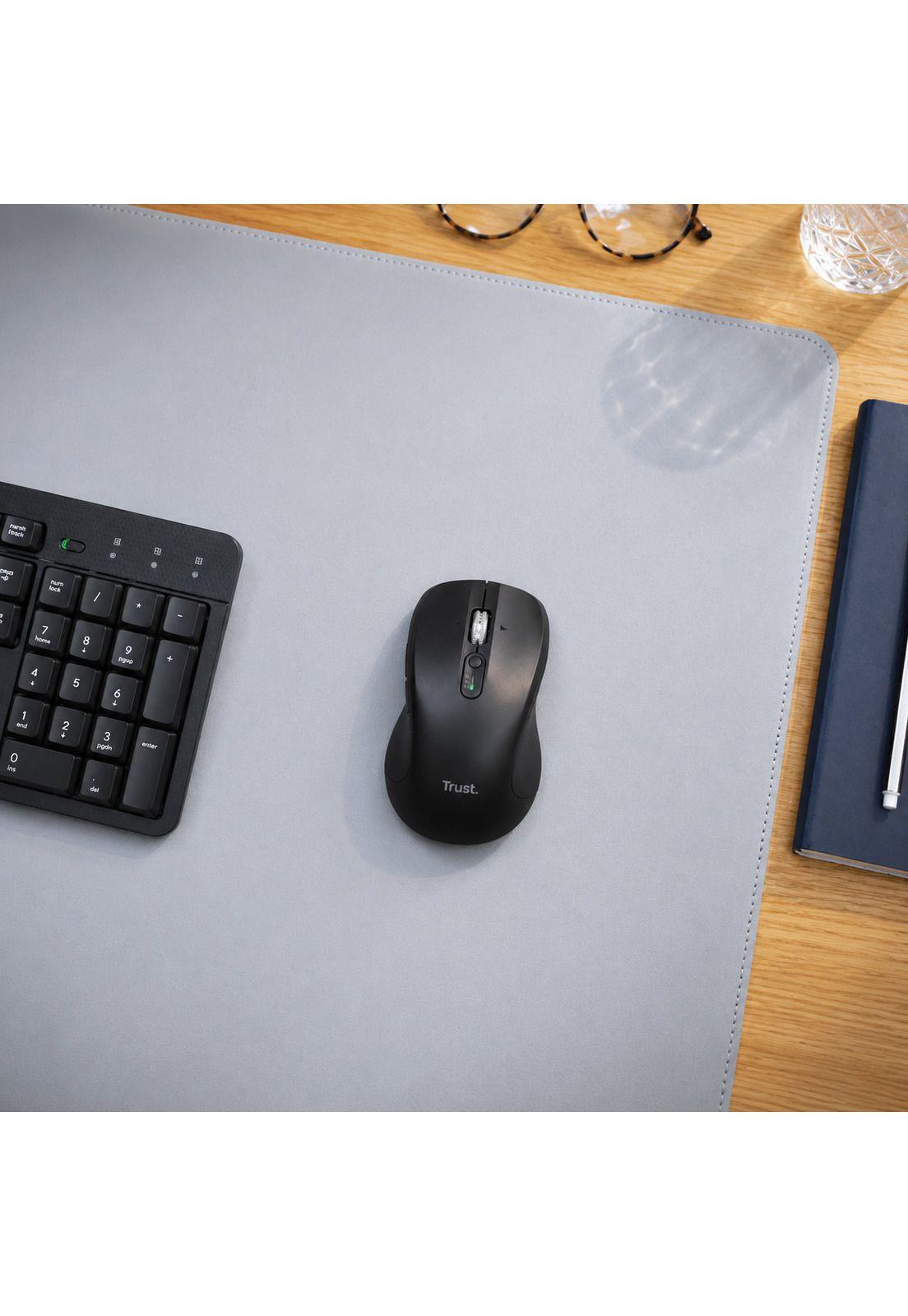 Mouse Dual Inalámbrico Trust Ferro Hyperscroll BT + USB 2G-8