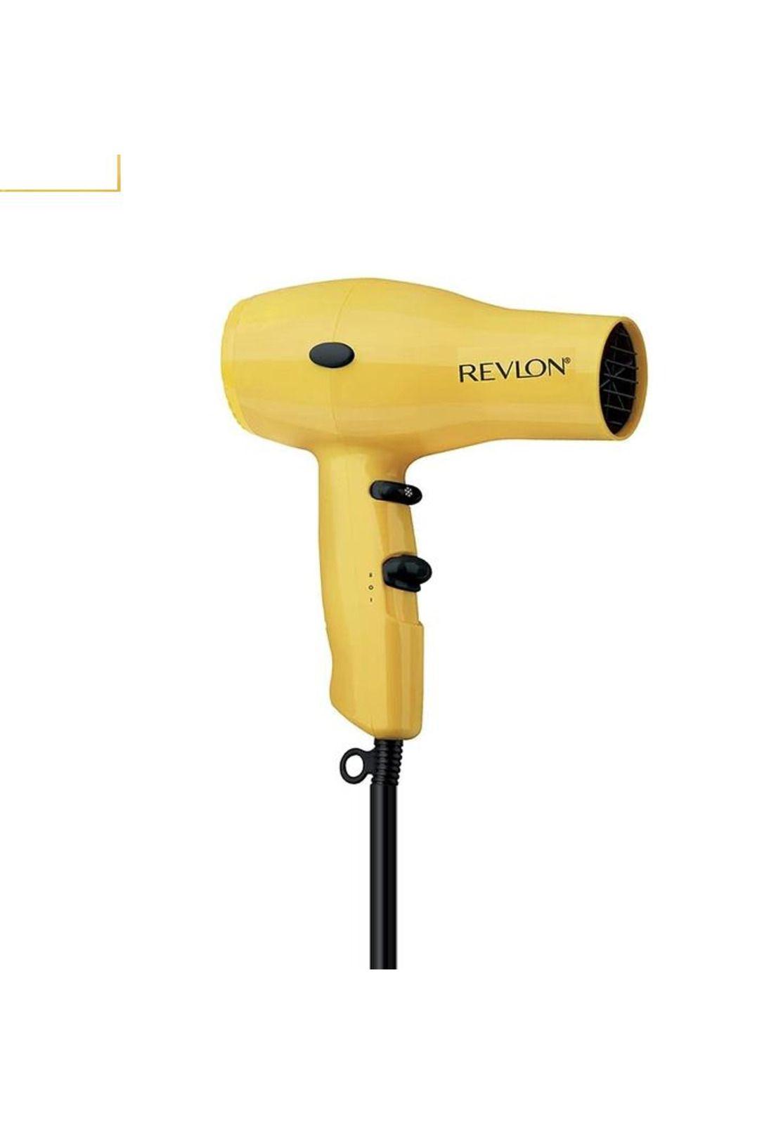 Secador de Cabello para Viajes Revlon Ionic DR5260 Amarillo-1