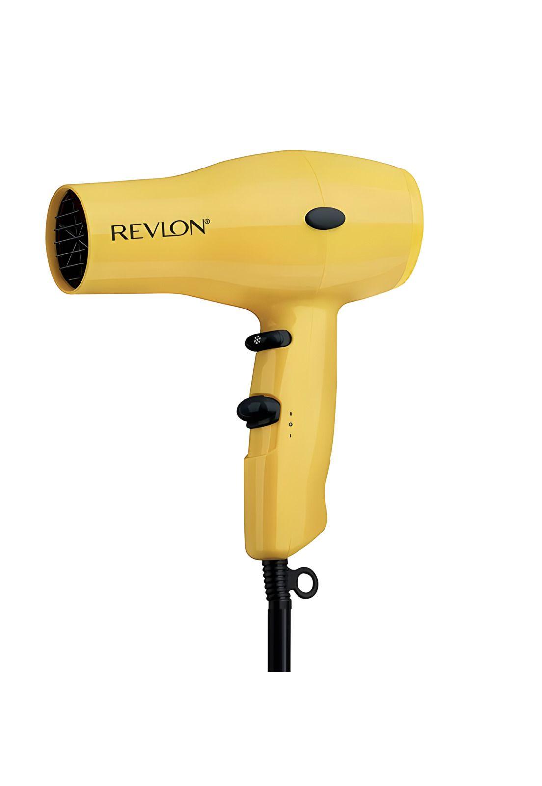 Secador de Cabello para Viajes Revlon Ionic DR5260 Amarillo-0