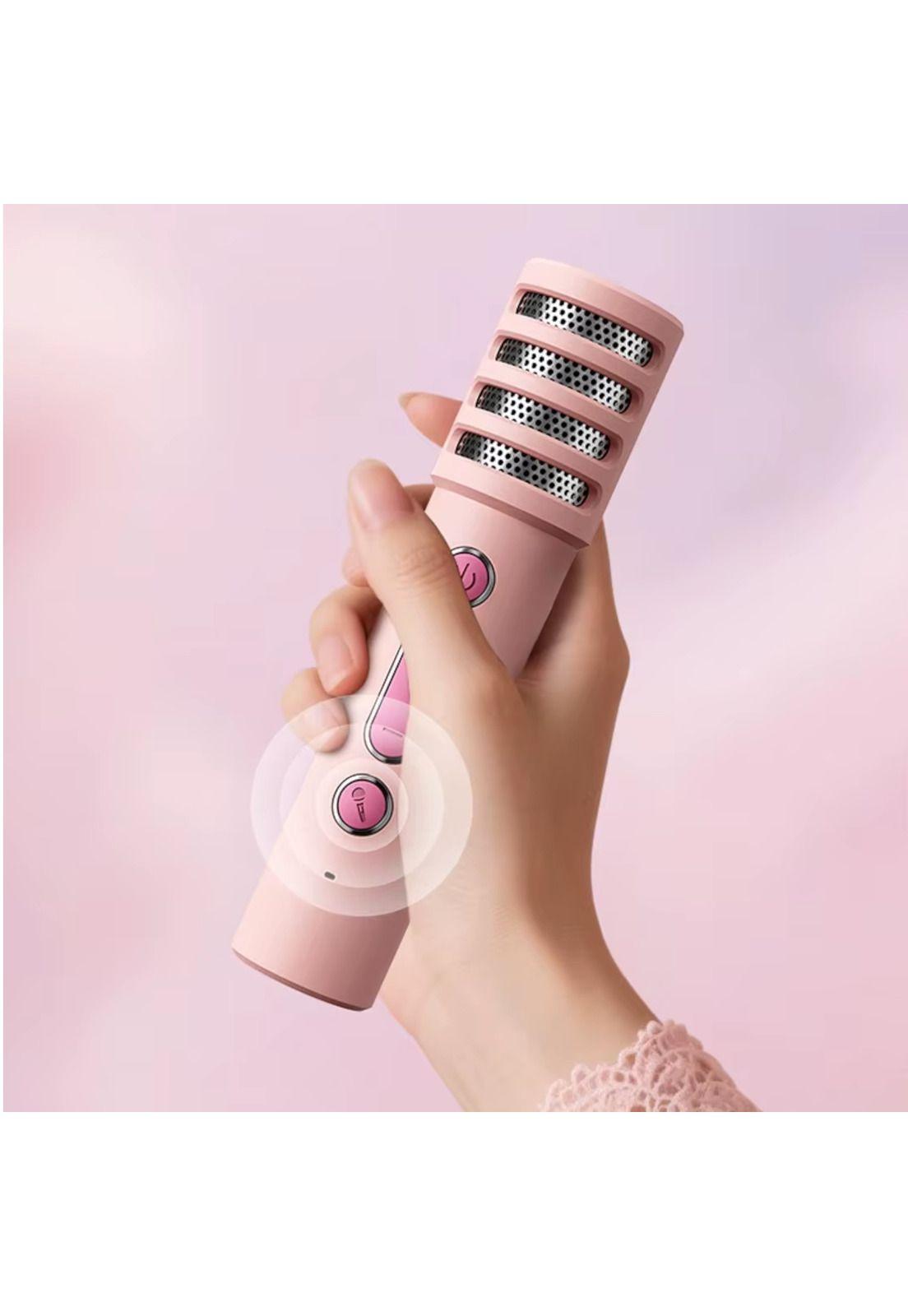 Karaoke Infantil RGB con 2 Micrófonos Inalámbricos Pink My Lil Dual Voice-8