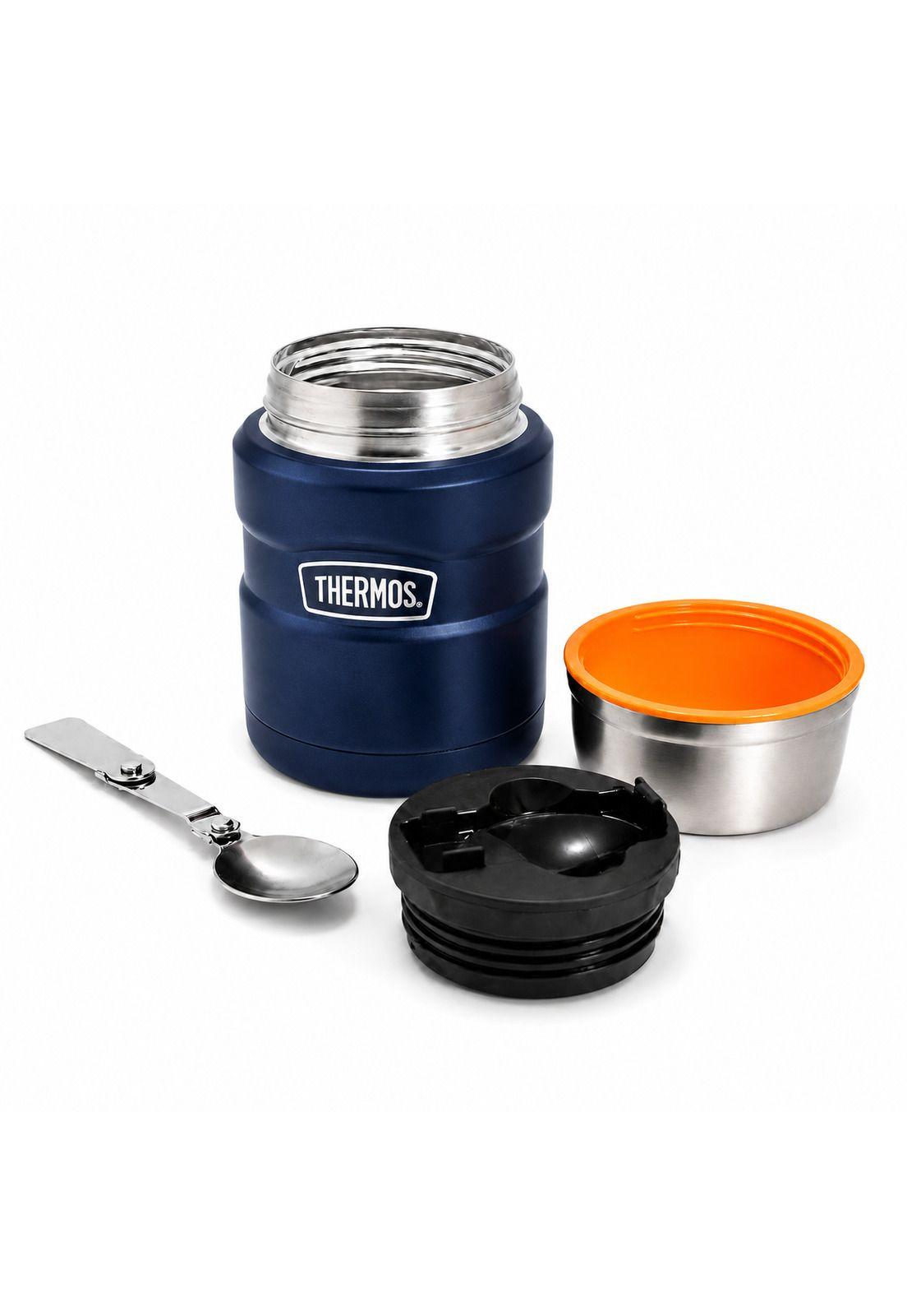 Termo de Comida Premium Inox Thermos King  470ML Navy-5