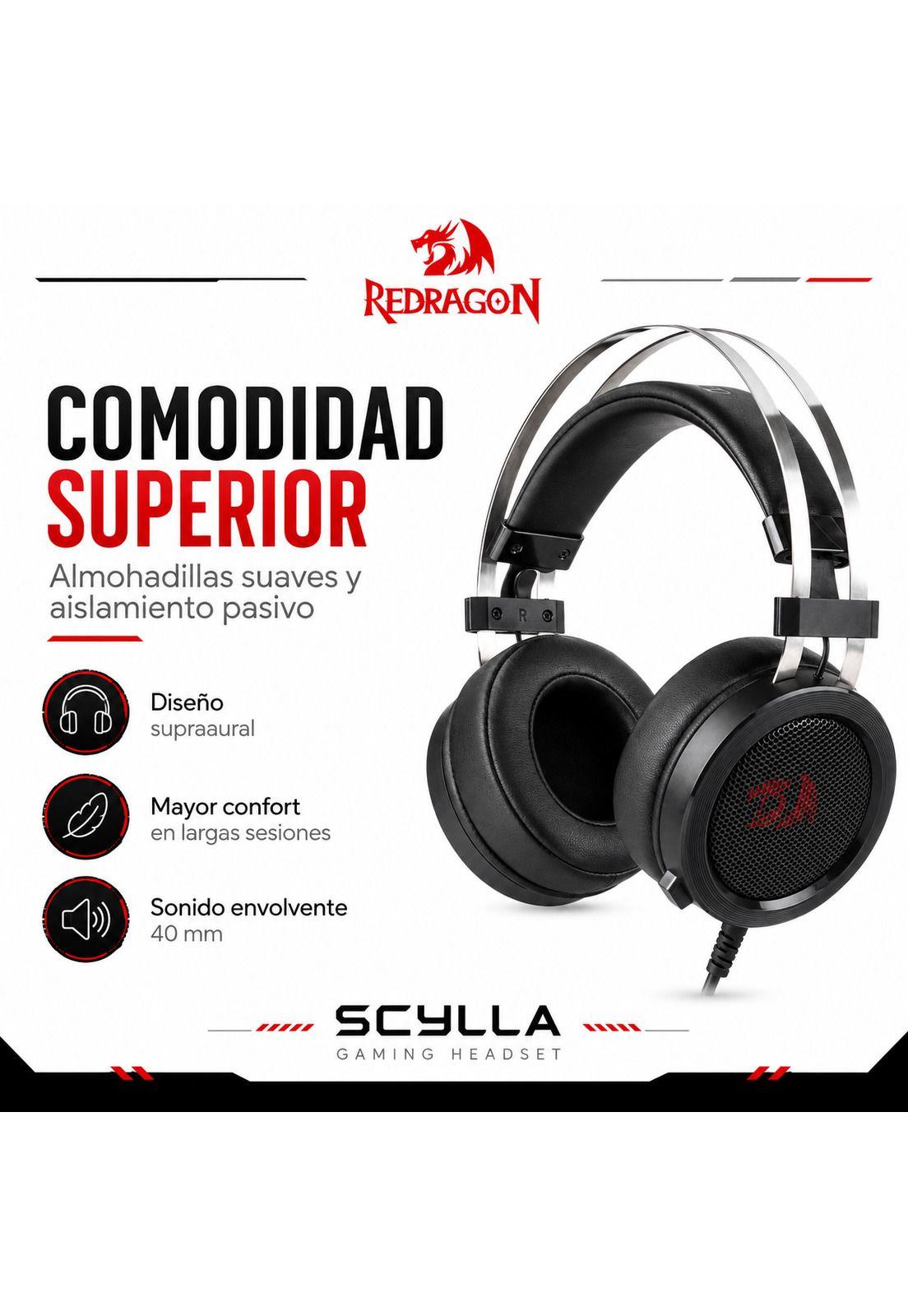 Audifonos Gamer Redragon Scylla Multiplataformas-7