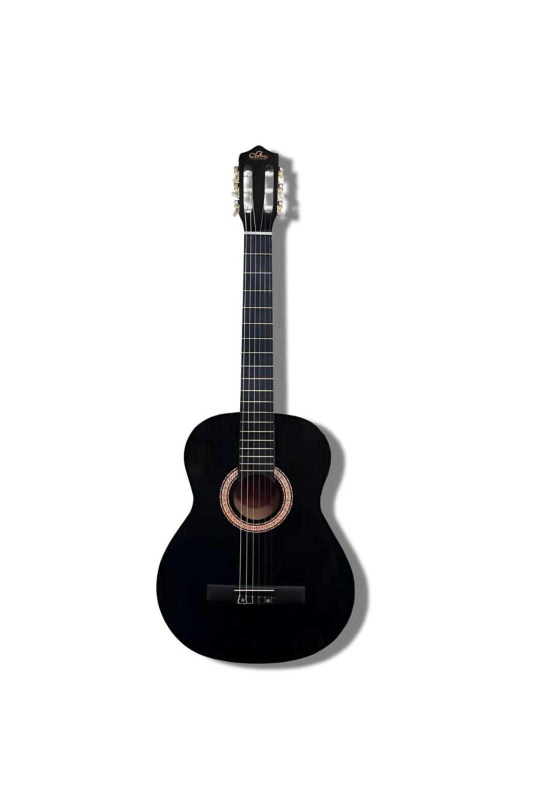 Guitarra Clásica Sevillana 39” Negro con Alma + Funda 8448-2
