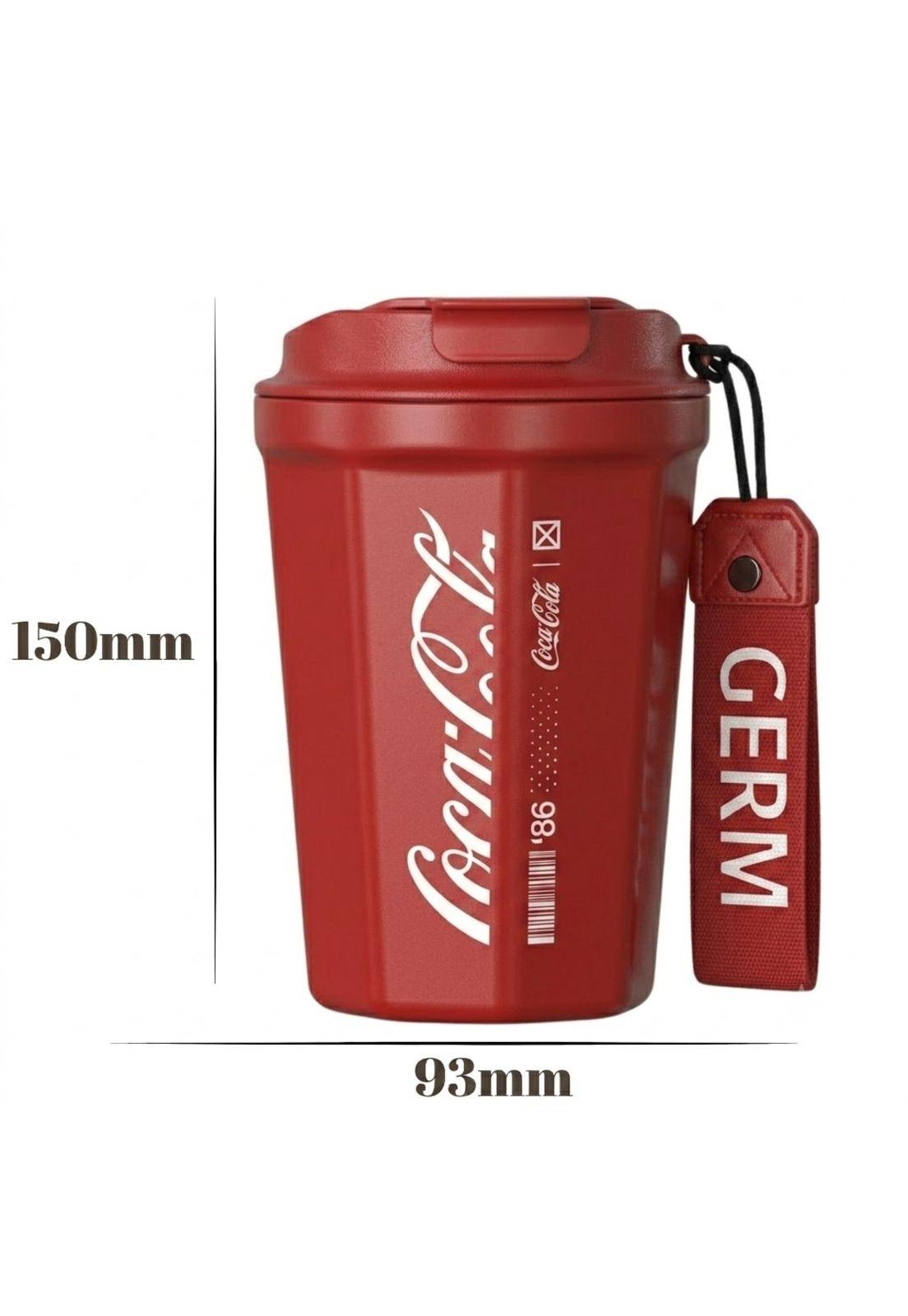 Vaso Termico MUG Germ Coca-Cola Acero Inoxidable 390ML Red-5