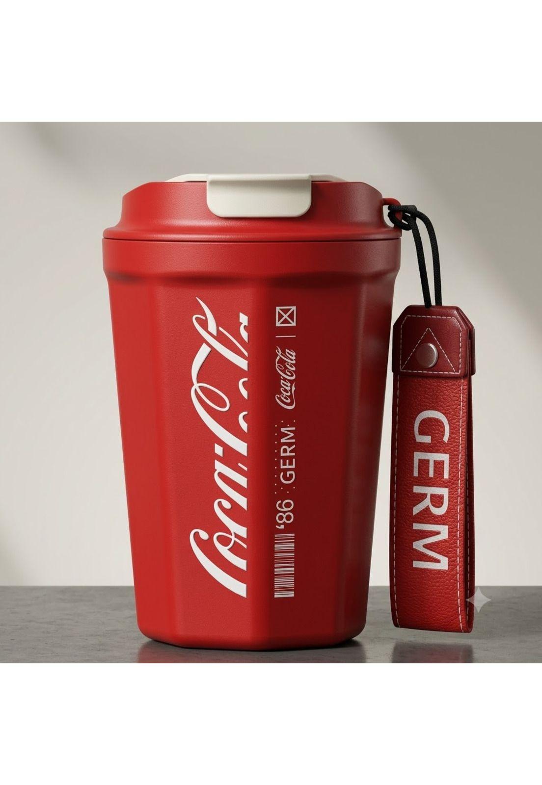 Vaso Termico MUG Germ Coca-Cola Acero Inoxidable 390ML Red-6