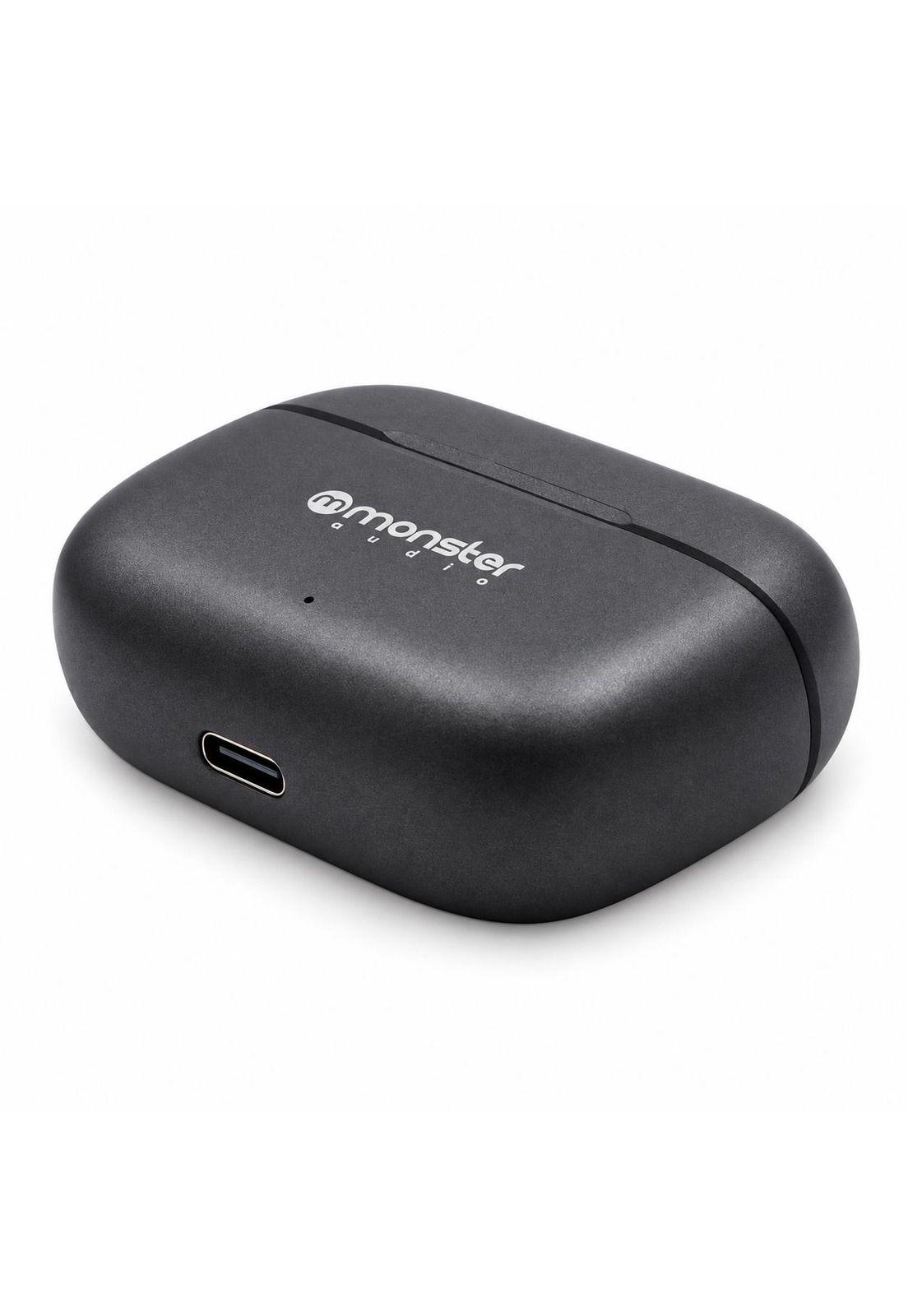 Audífonos In Ear Monster Audio Bluetooth TWS Black ANC + ENC-3