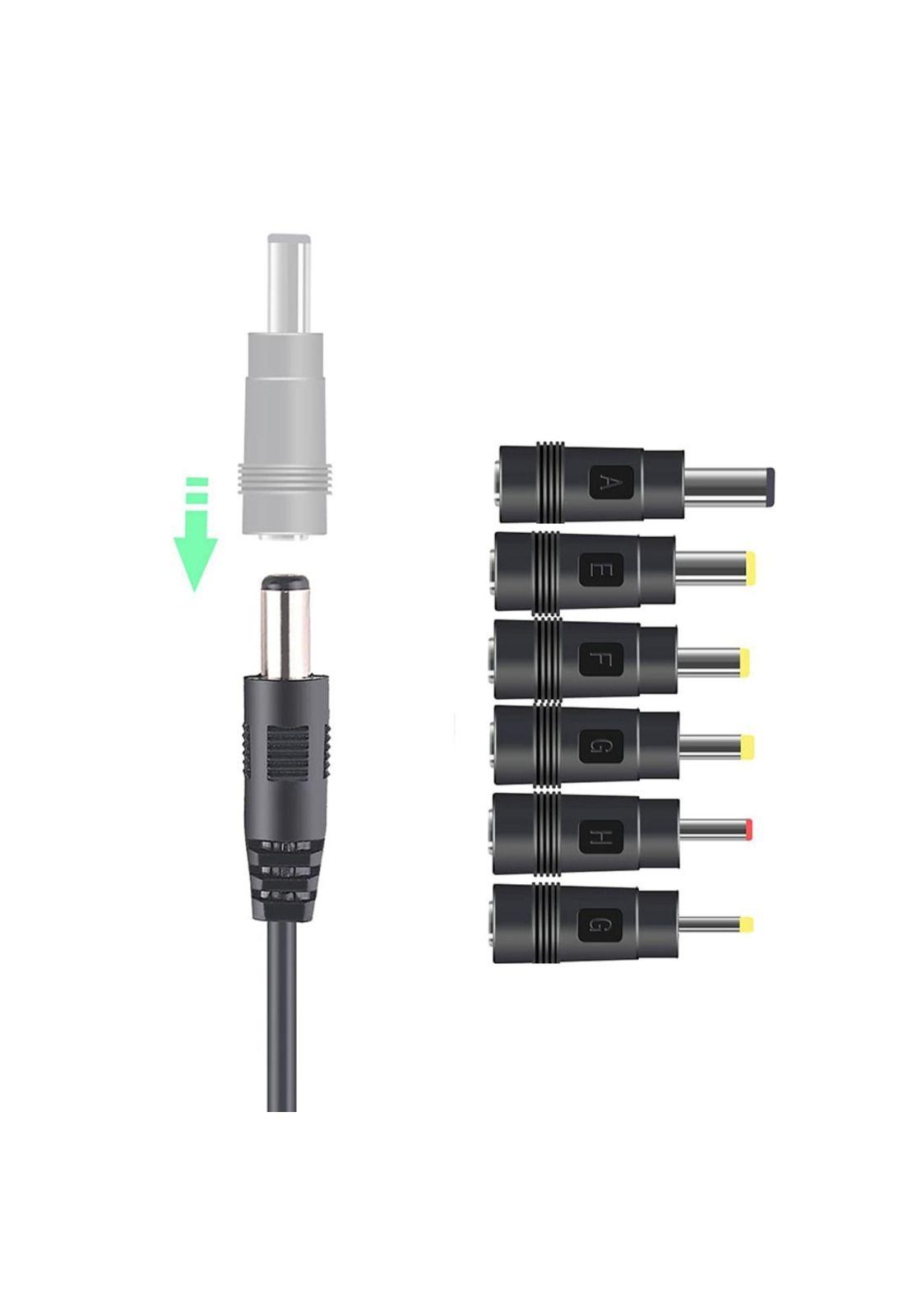 Transformador 12V Regulables 2A / 24W + 6 Plug Universales-2
