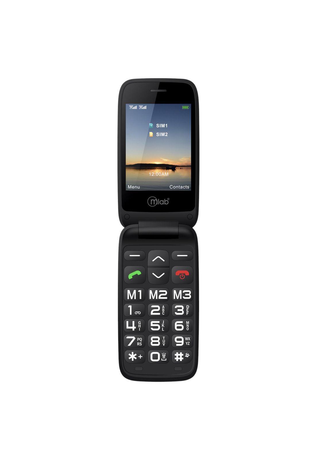 Teléfono Senior Adulto Mayor 4G Almeja con Base de  Carga BK-5