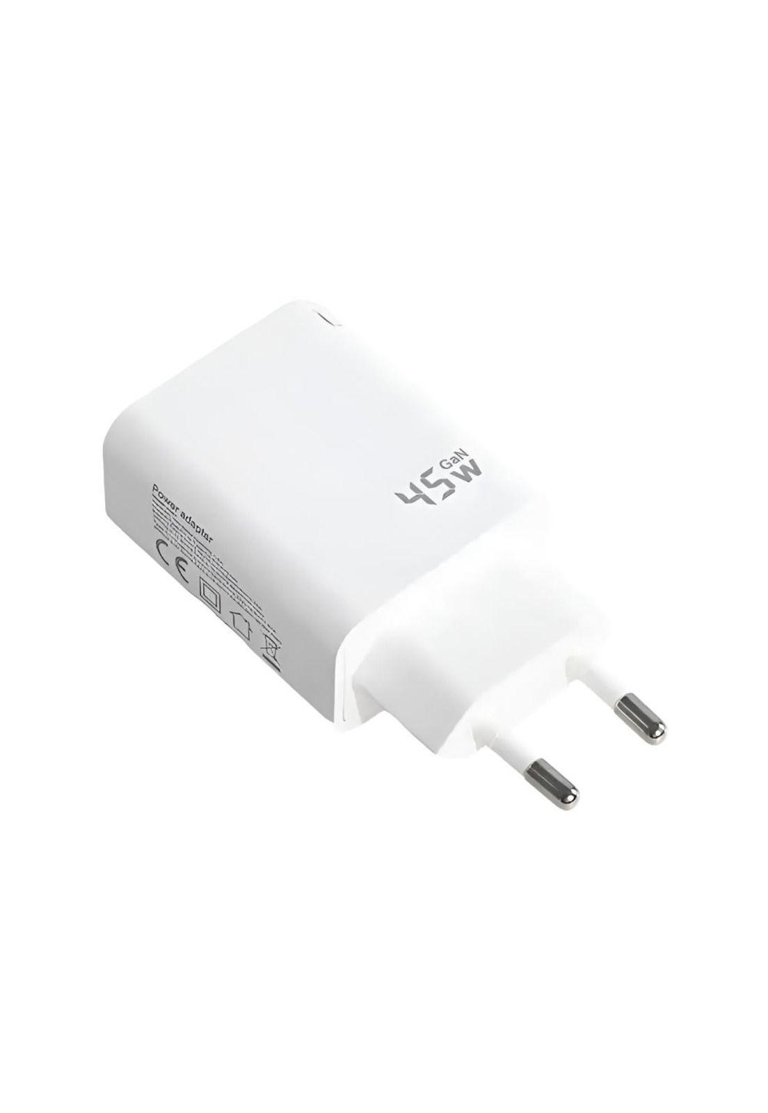 Cargador Pared 45W GAN PD Type-C + USB Tecmaster SEC 200540-8