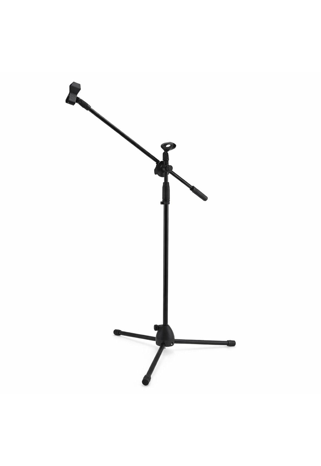 Atril De Micrófono Profesional Para 2 Micrófonos Ajustables-5