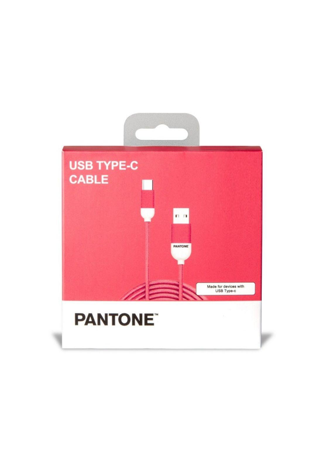 Cable De Datos Type-C Reforzado 1M Pantone Android Auto Pink-4