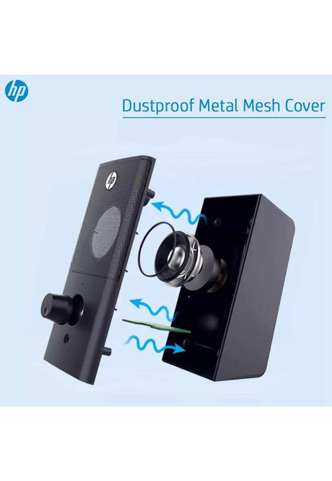 Parlantes De Escritorio USB HP 12W Multimedia DHS-2101Black-6