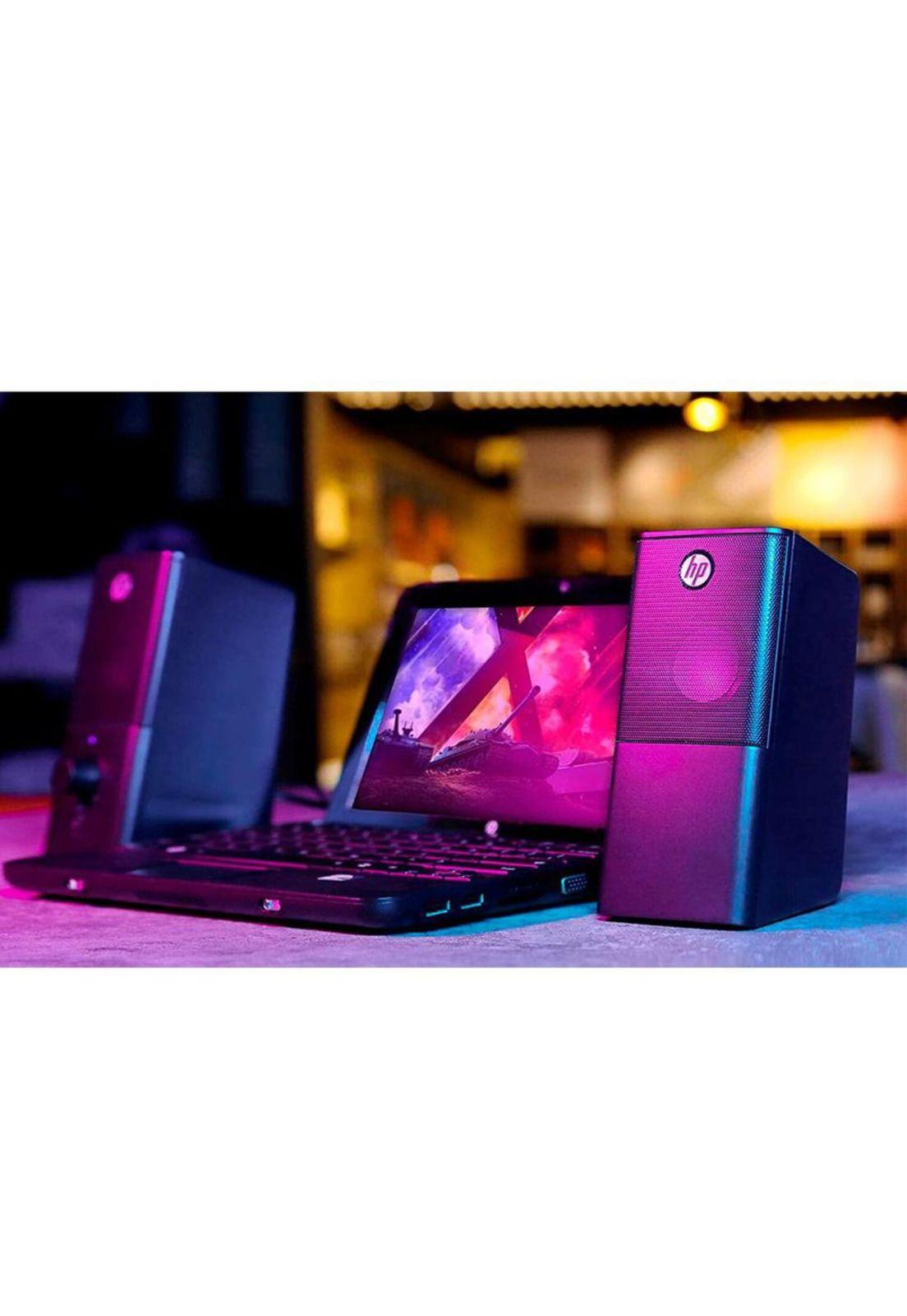 Parlantes De Escritorio USB HP 12W Multimedia DHS-2101Black-7