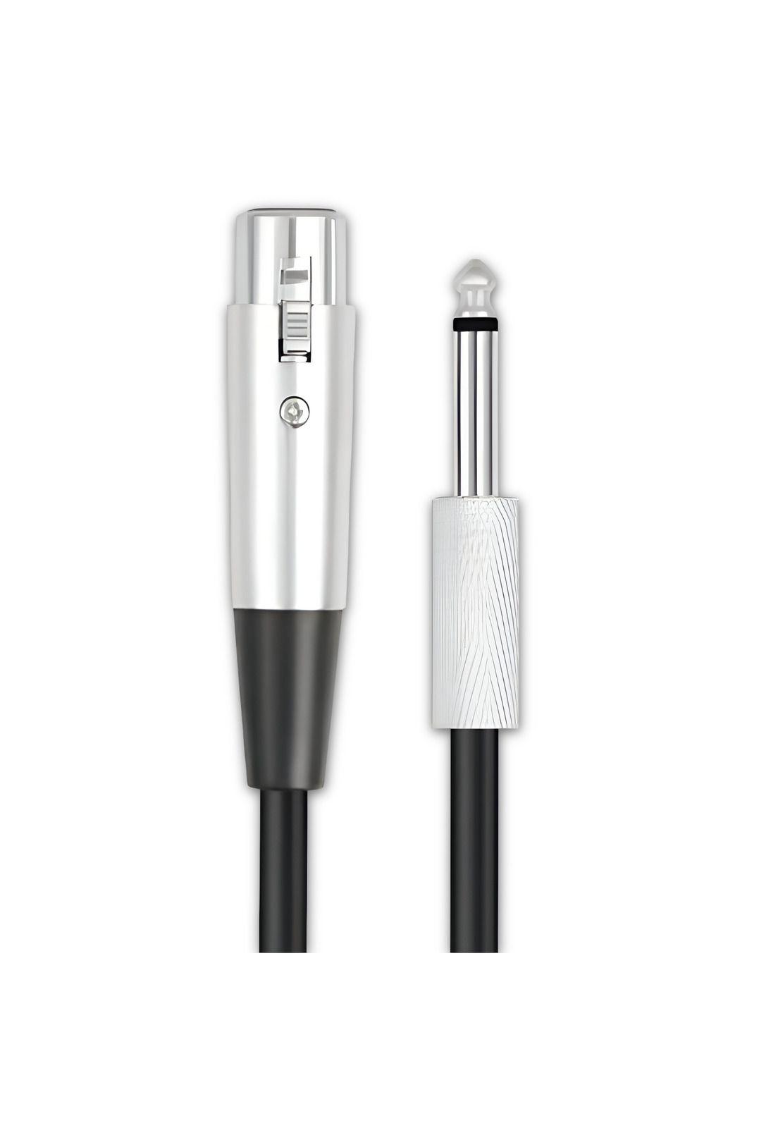 Cable de Audio XLR Hembra a Jack 6,3mm Macho Profesional 10MT-2