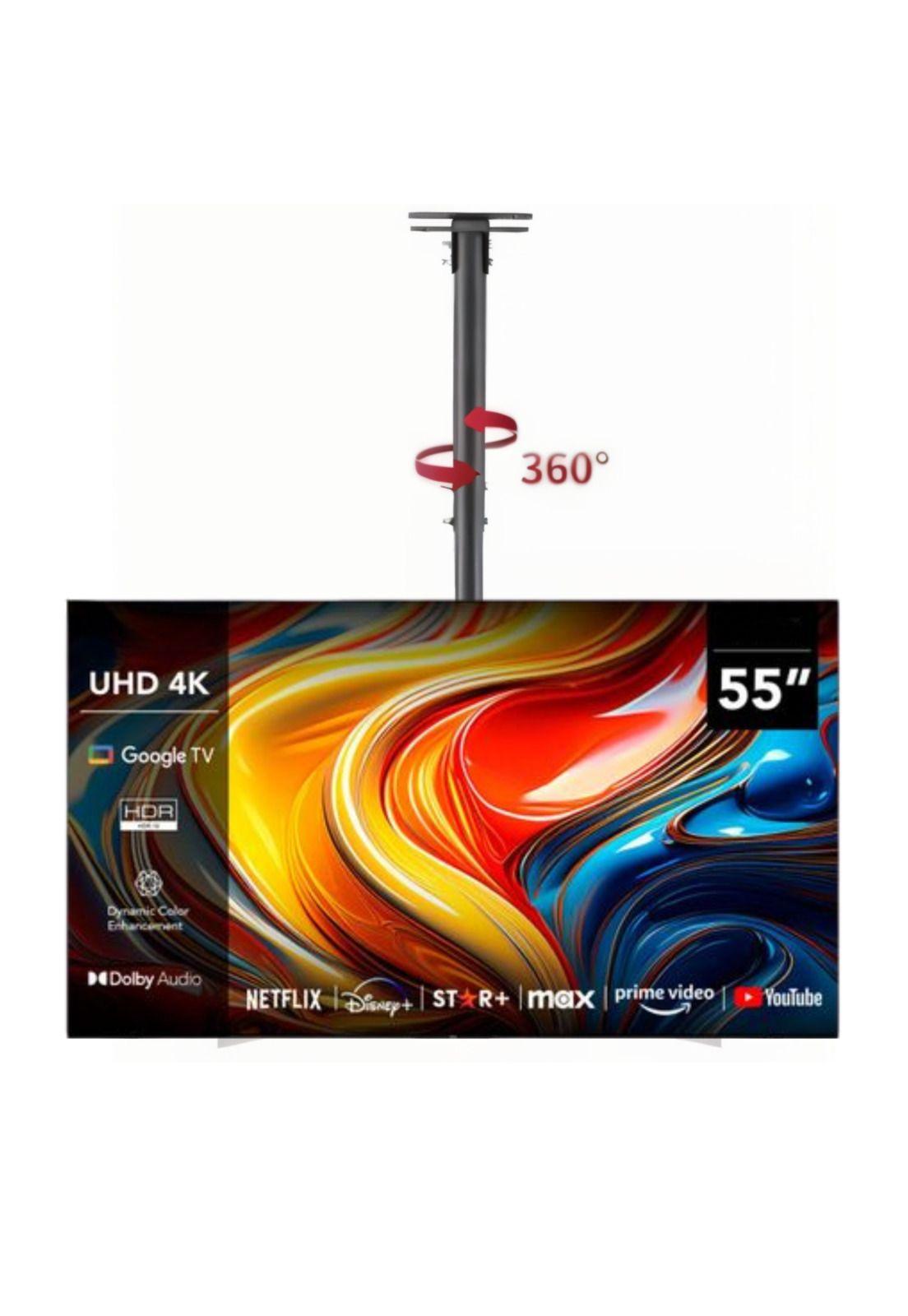 Soporte de TV de 32" a 55" para Techo de Acero Reforzado K89-5