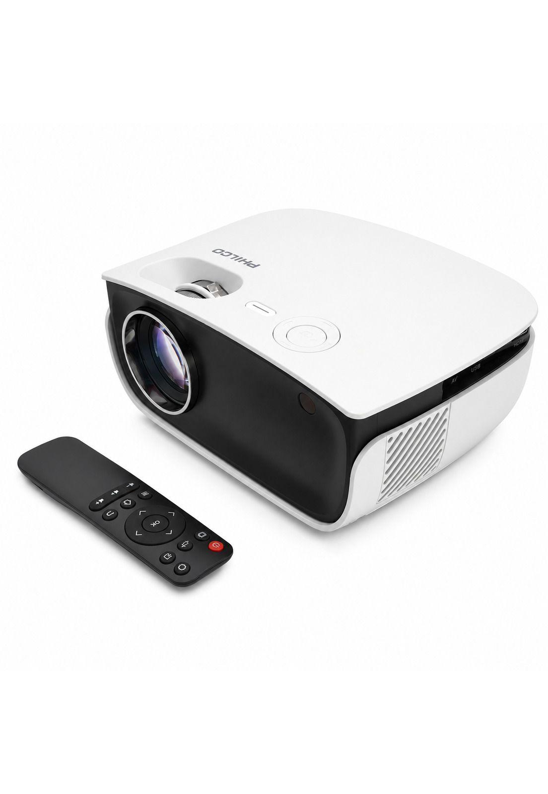 Proyector HD 1280*720p 2000 Lumenes LED con HDMI / USB / AV-2