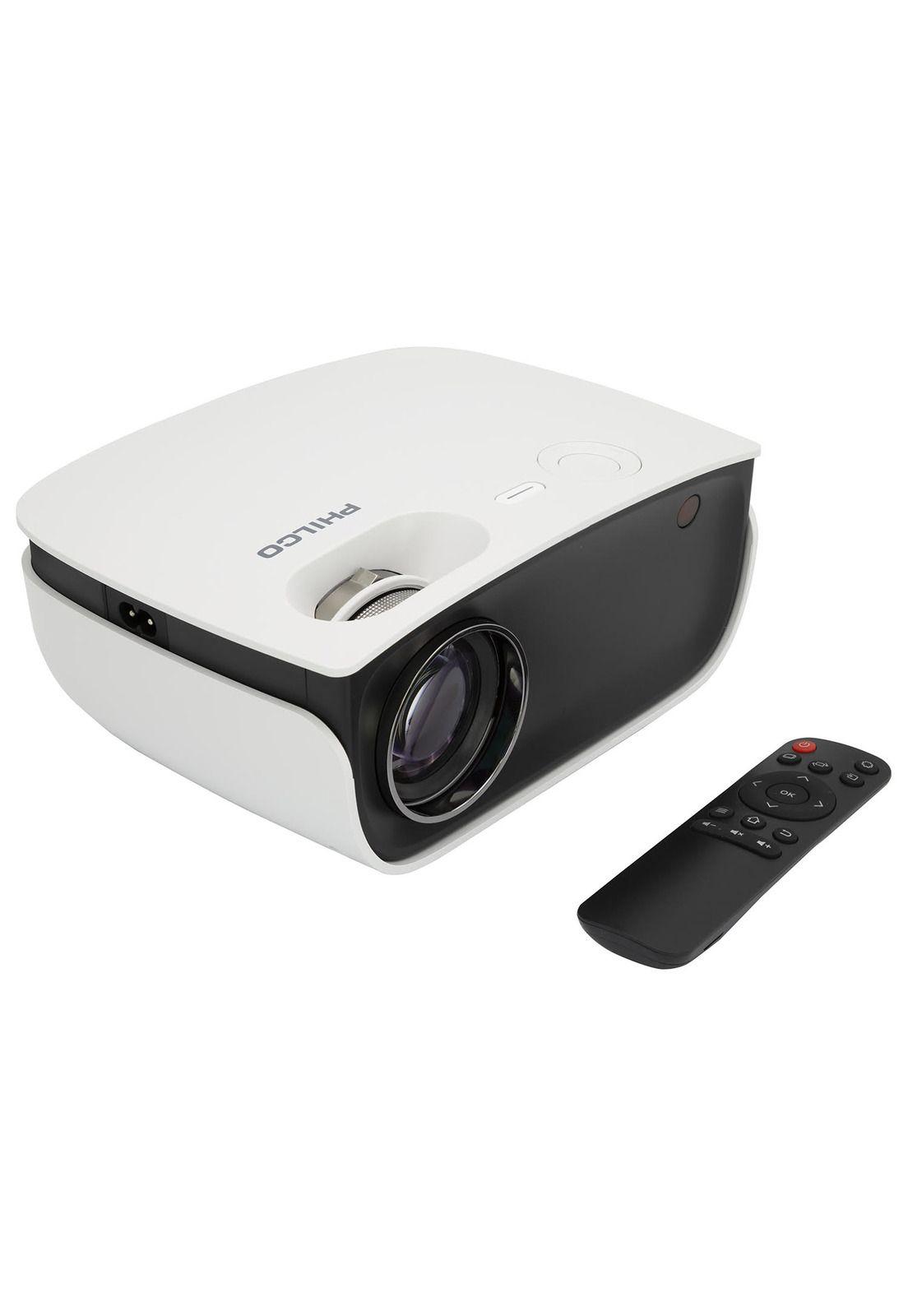 Proyector HD 1280*720p 2000 Lumenes LED con HDMI / USB / AV-4