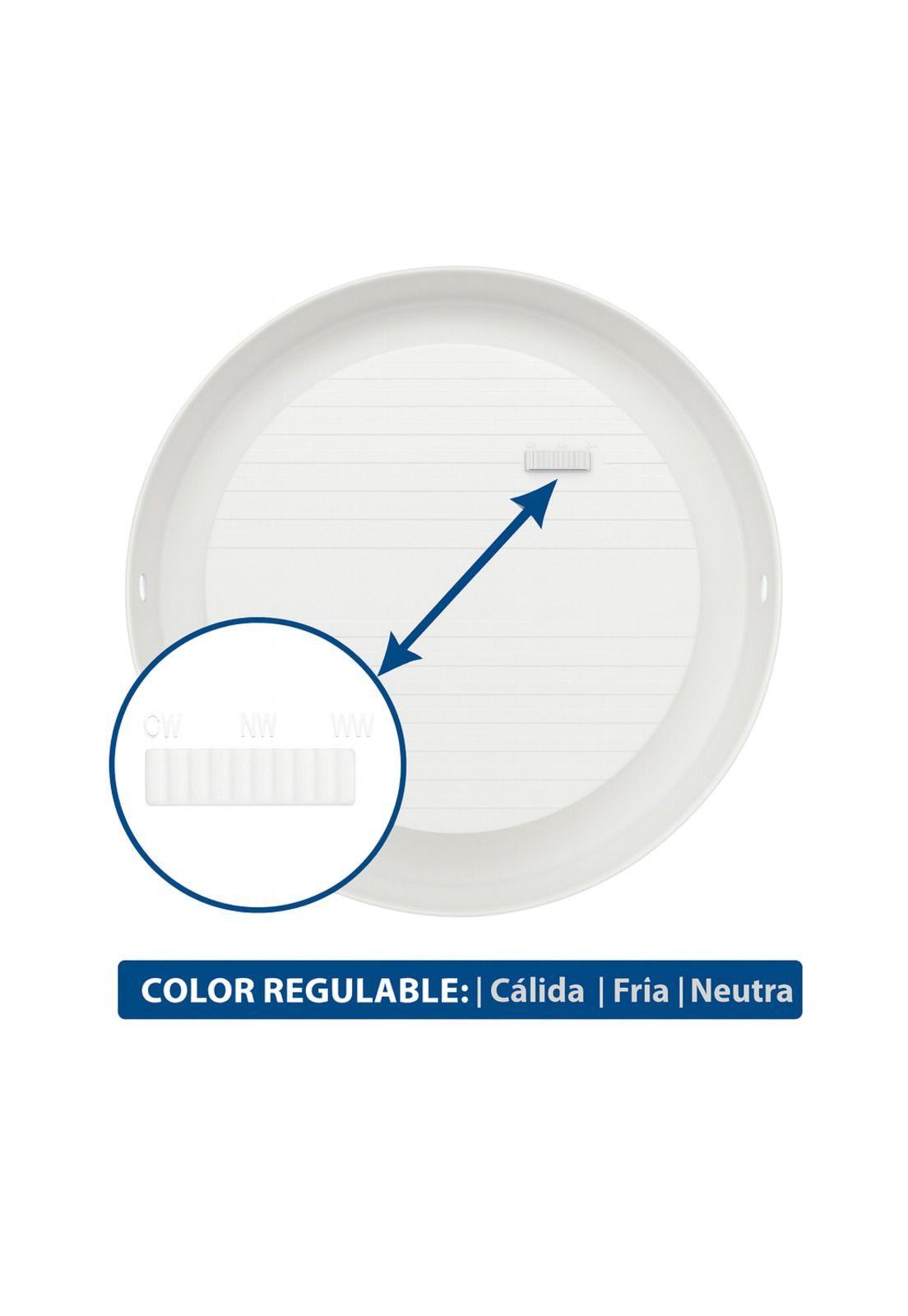 Plafón Led Sobrepuesto 24W CCT Luz Cálida/ Neutra/ Fría 29CM-5