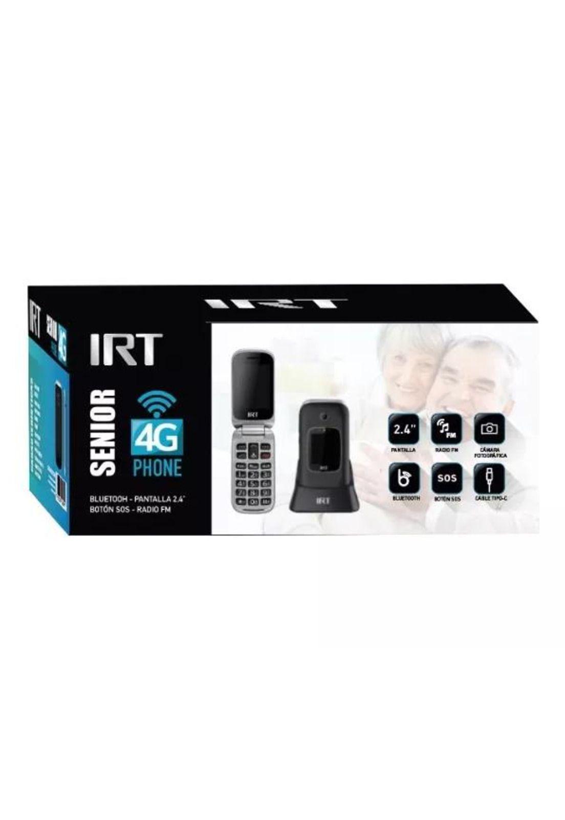 Teléfono IRT Senior 4G S. O. S para Adulto Mayor Almeja 330N-6