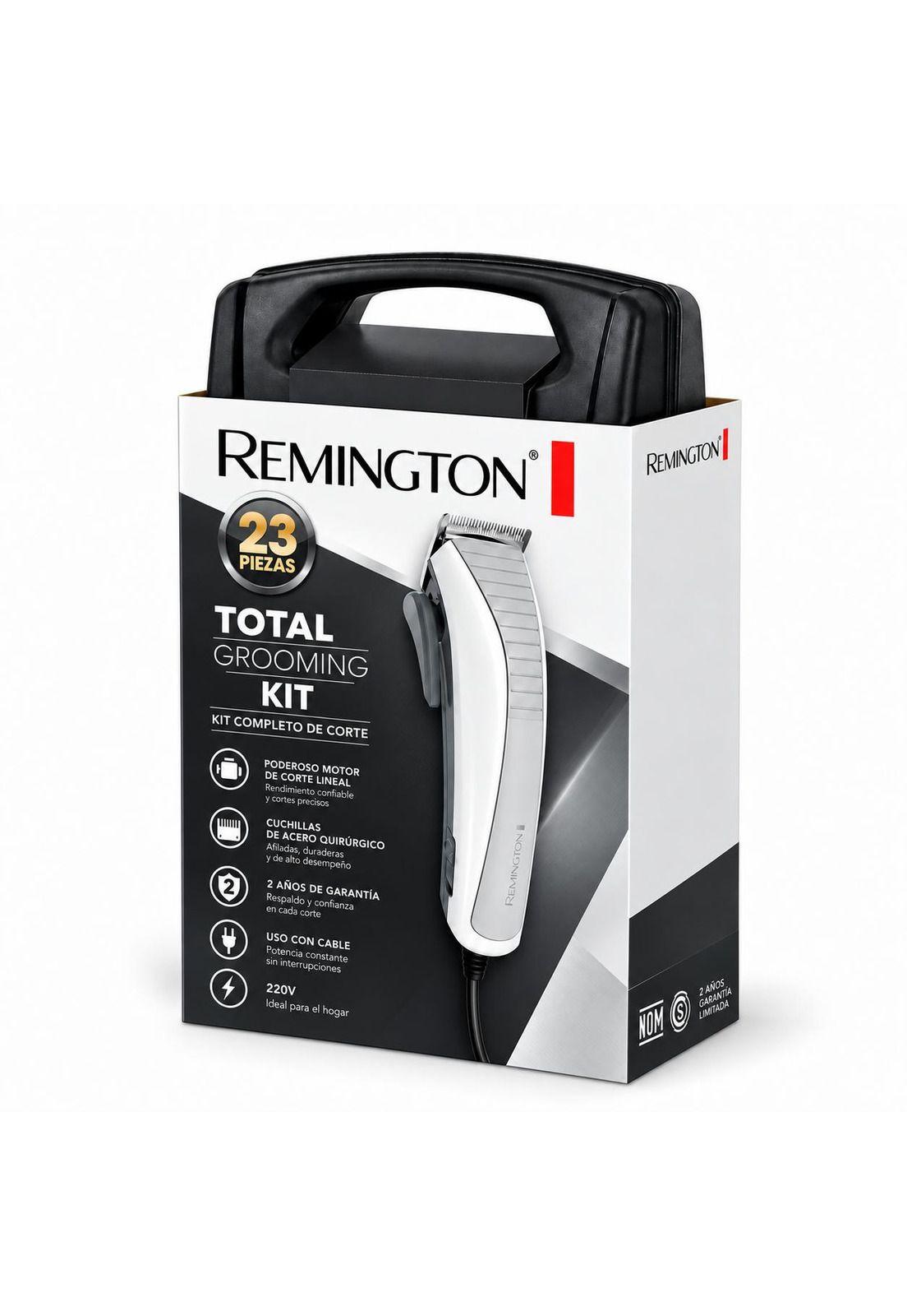 Cortadora De Cabello Remington HC06A KIT 23Pcs + Maleta-0