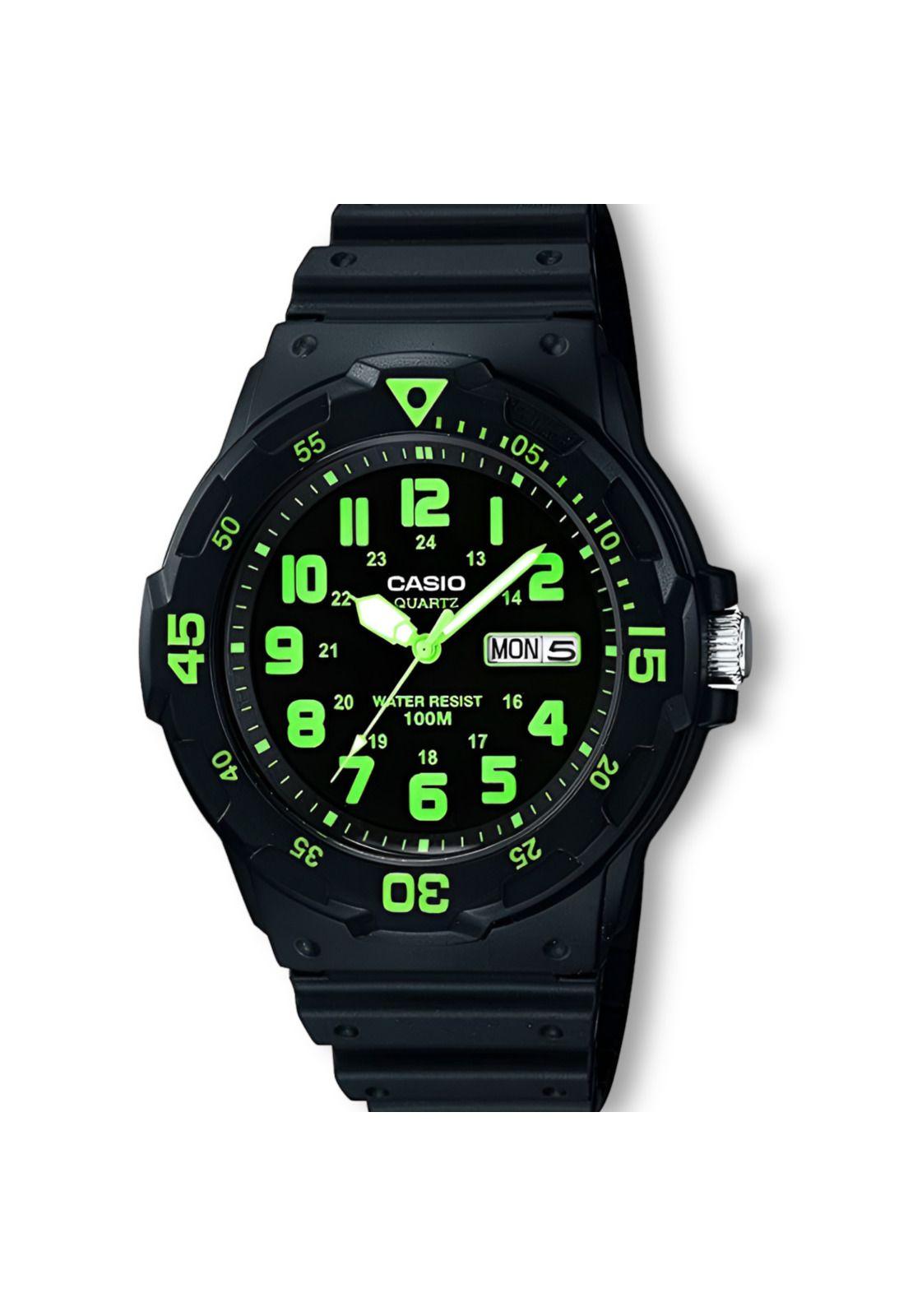 Reloj Casio de Hombre Negro Mrw-200H-3Bvdf Black Fluor-5