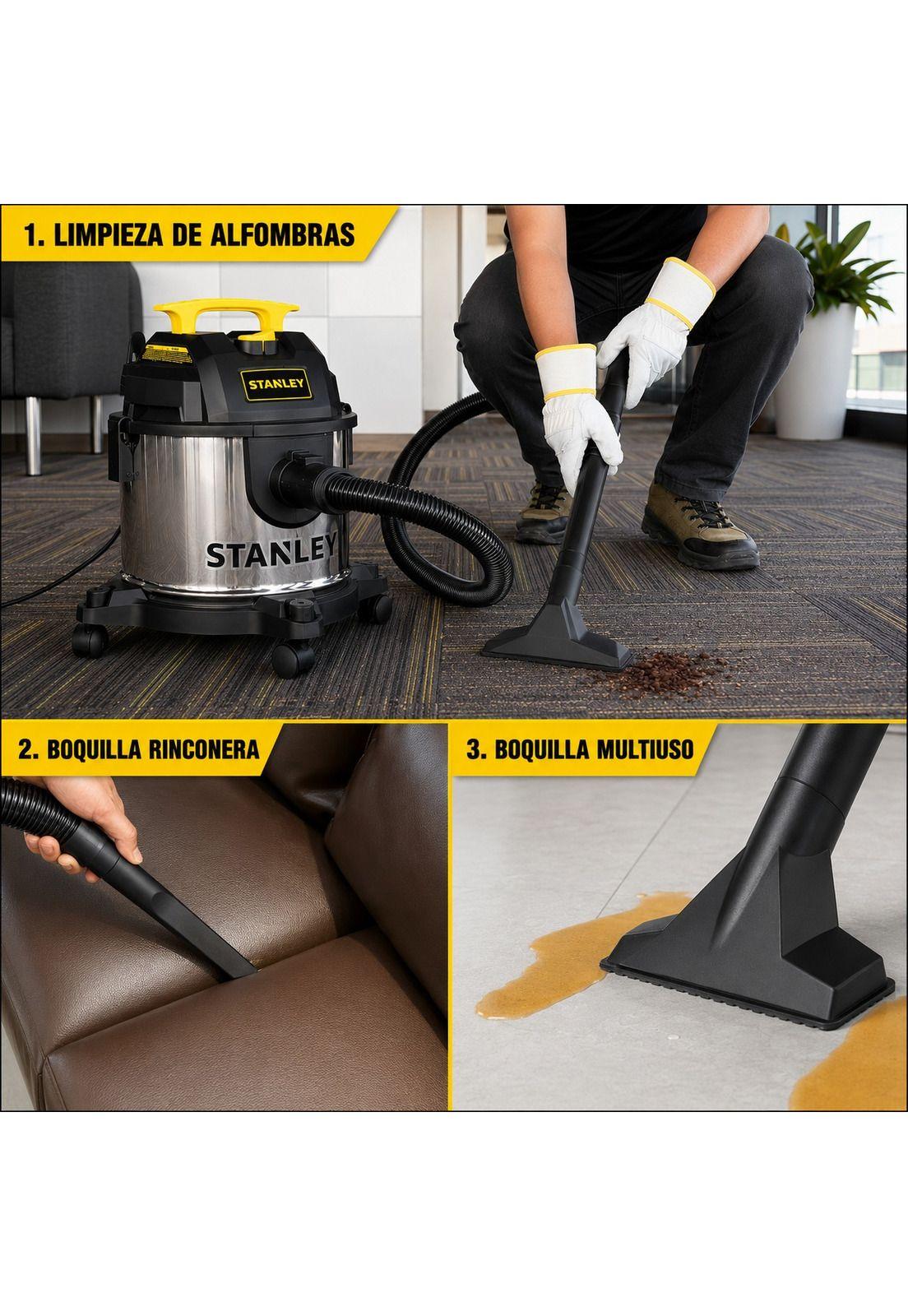 Aspiradora y Sopladora Inox 15LT Aspira en Seco y Húmedo-3
