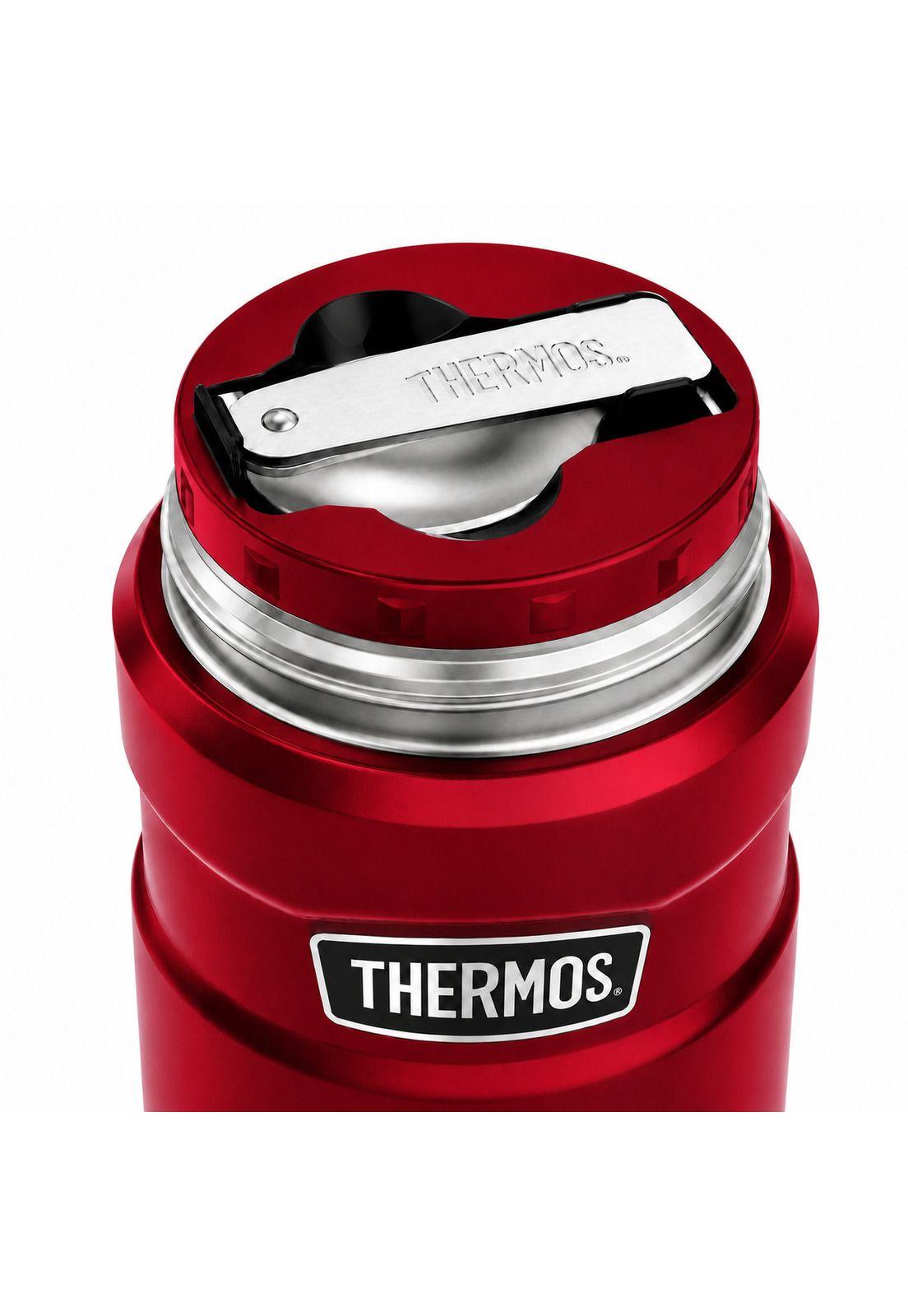 Termo de Comida Premium Inox Thermos King  470ML Rojo-5