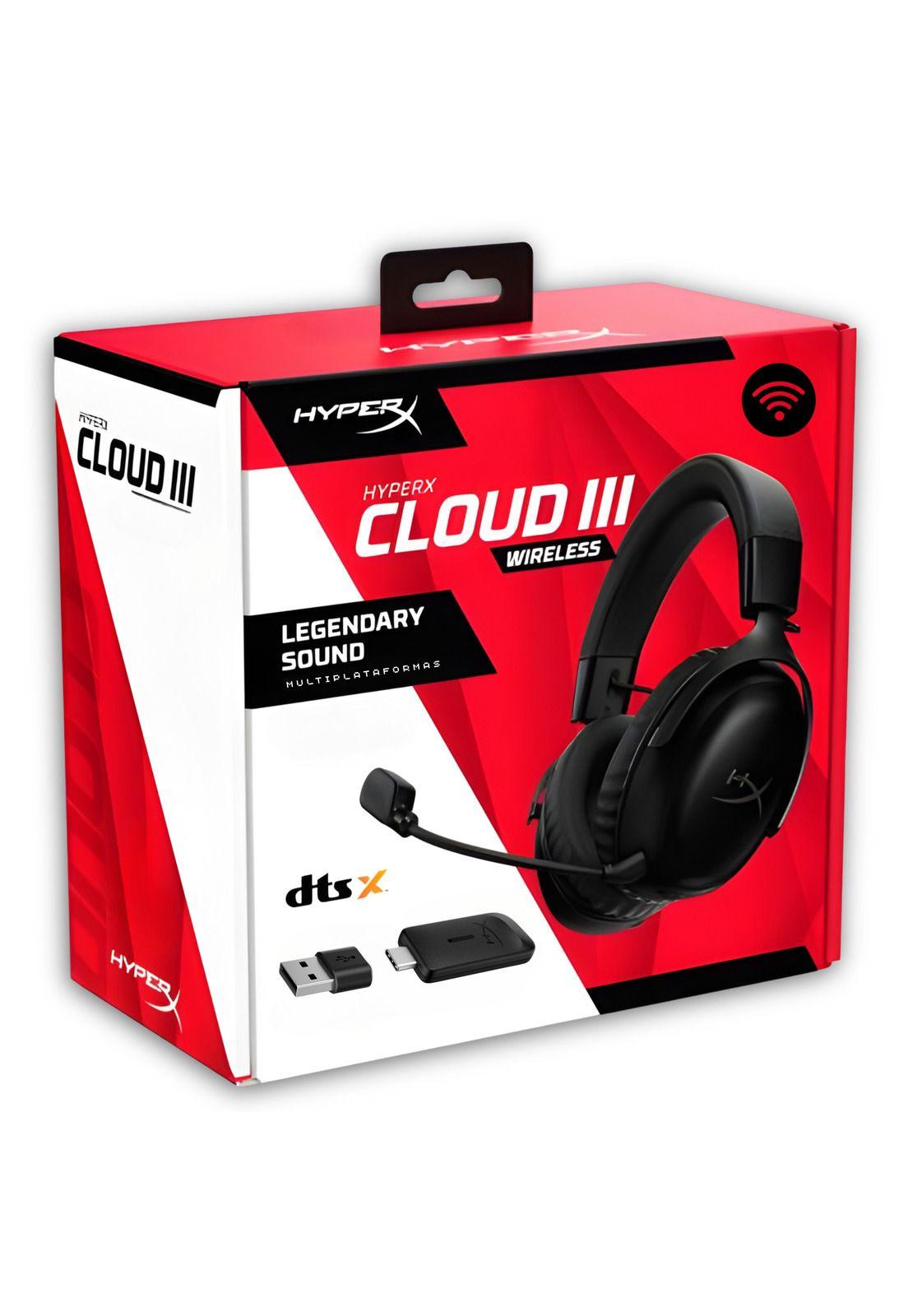 Audífonos HyperX Cloud III Legendary Sound Wireless Black-0