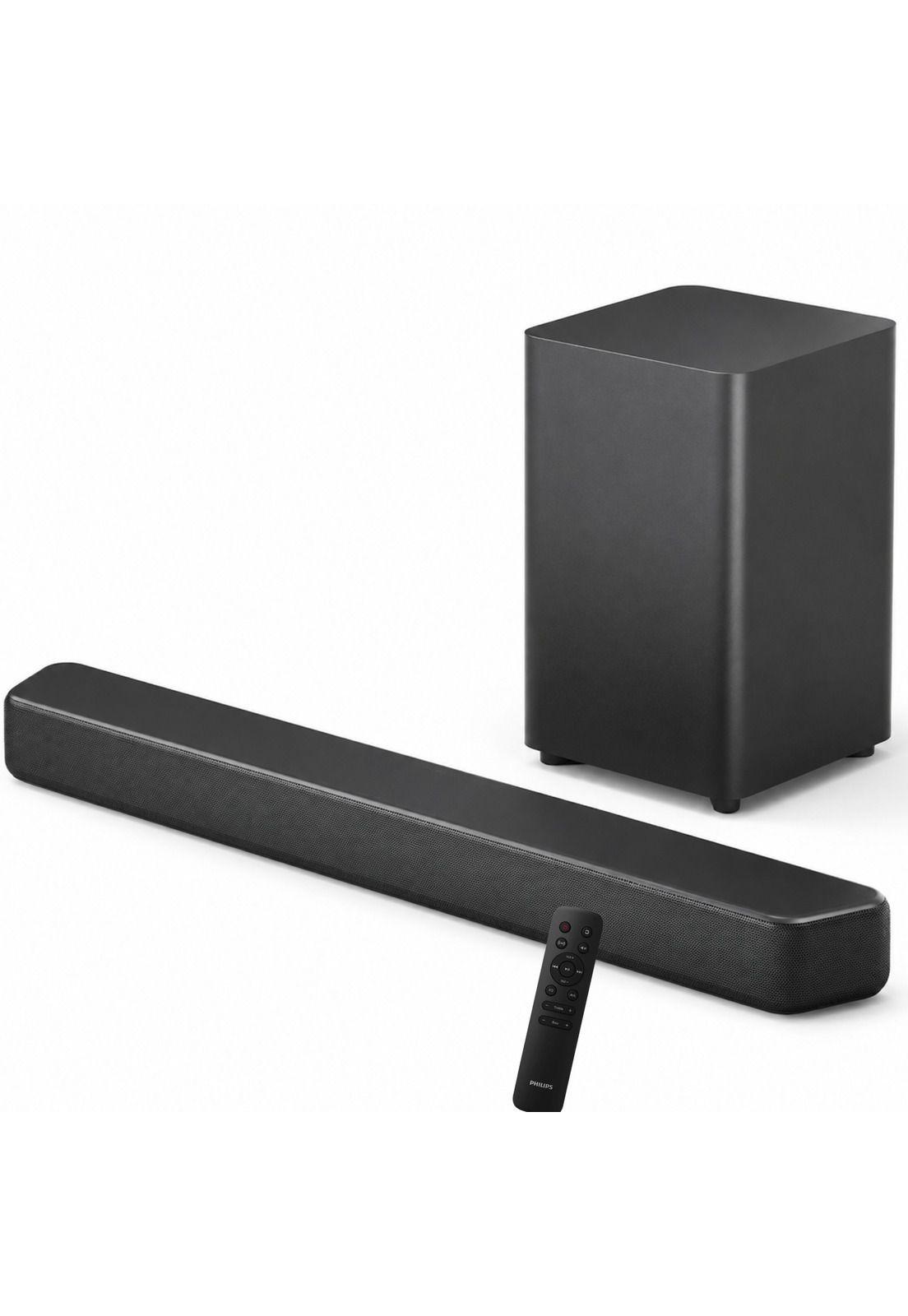 Home Theaters Bluetooth Philips 120W Sounbdbar + Subwoofer-0