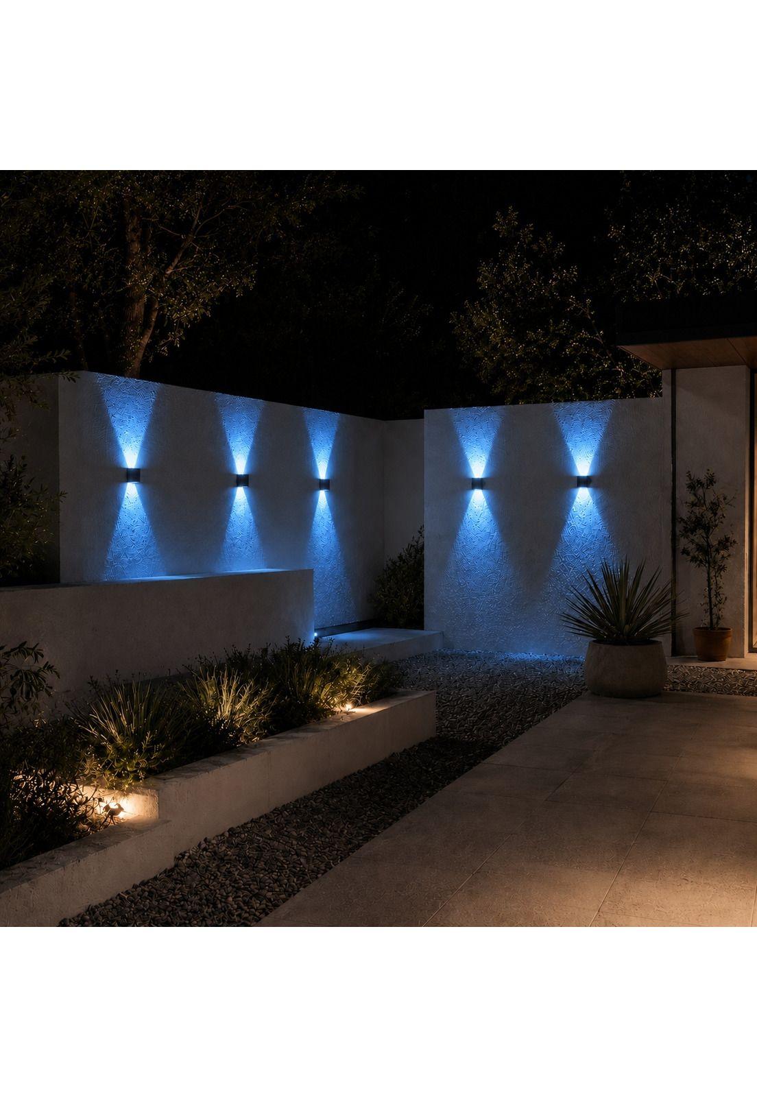 Luminaria Solar de Muro Aplique CCT Bidireccional Exterior-9