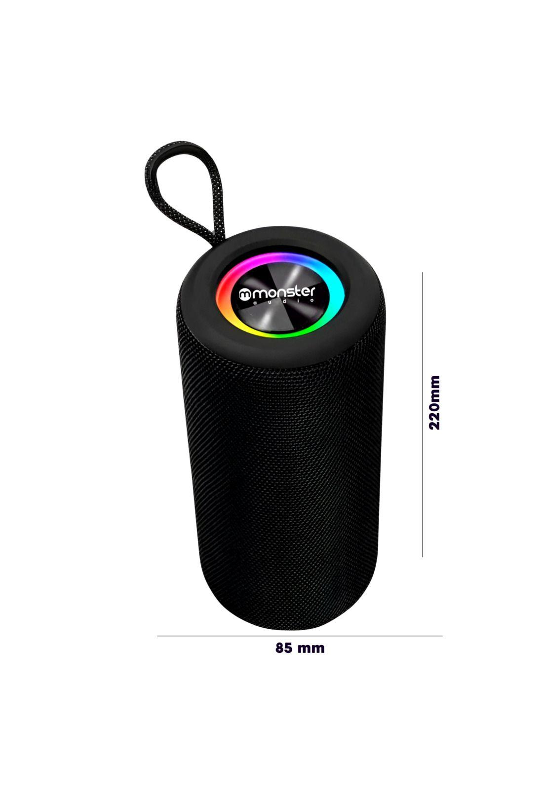 Parlante Bluetooth True Wireless RGB + Radio FM P468N +10W-5
