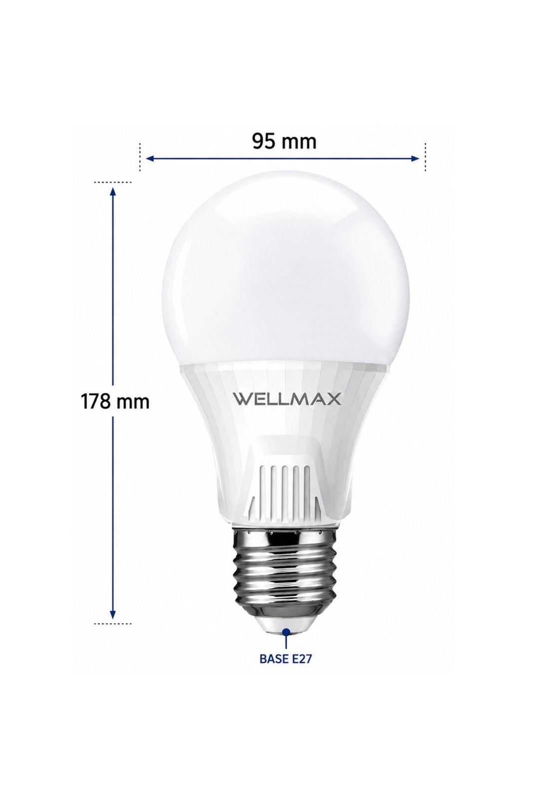 Ampolleta LED Wellmax 23W Luz Fria E27 Con Chip LED Samsung-3