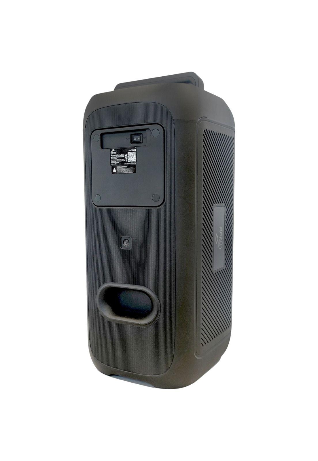 Parlante Karaoke 6" Flaming Party Bass Black MicWireless 45W-4