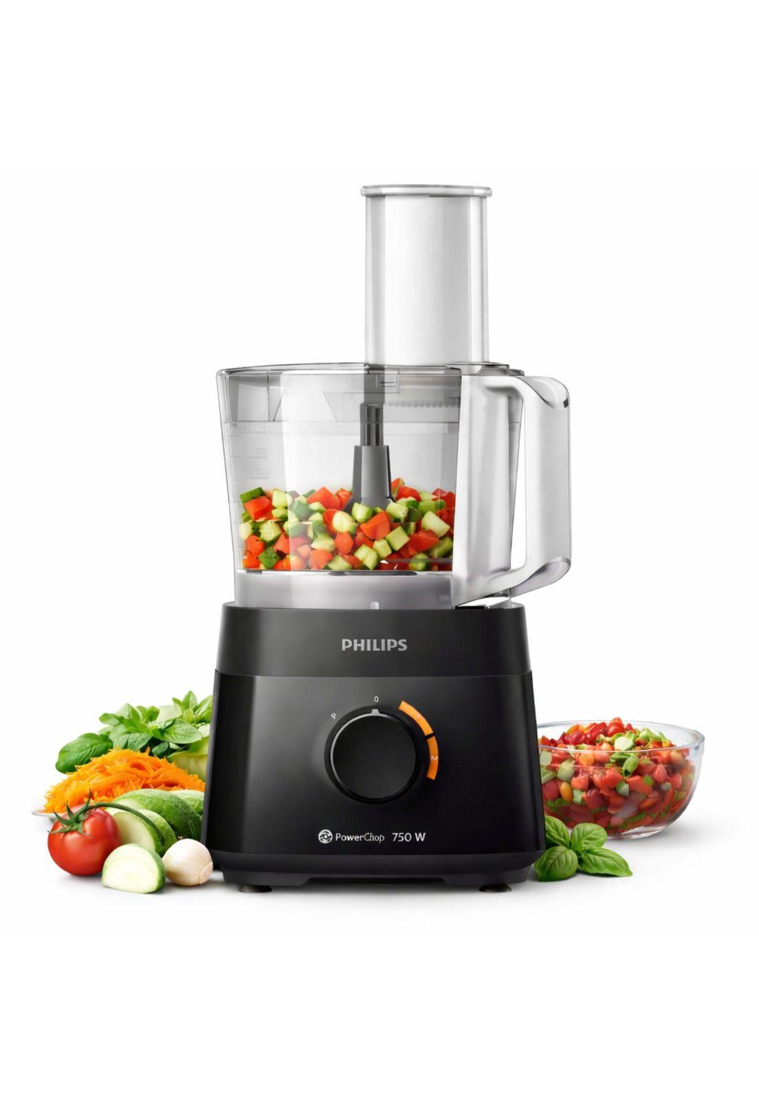 Procesador de Alimentos Philips (4en1) 750W Power Pro 1.5L-2