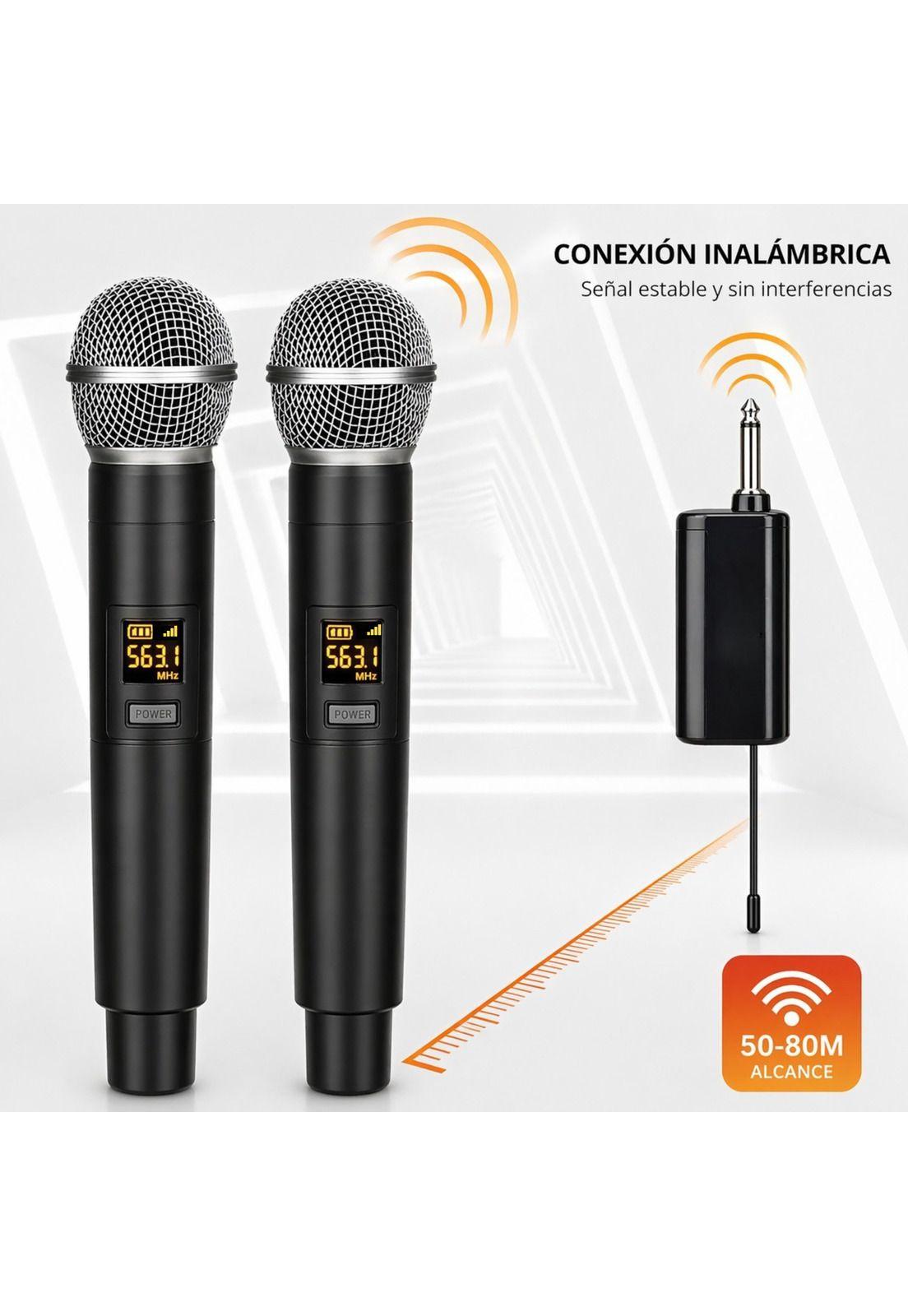 Pack de Micrófonos Inalámbricos UHF WM-314 HIFI Edition-2