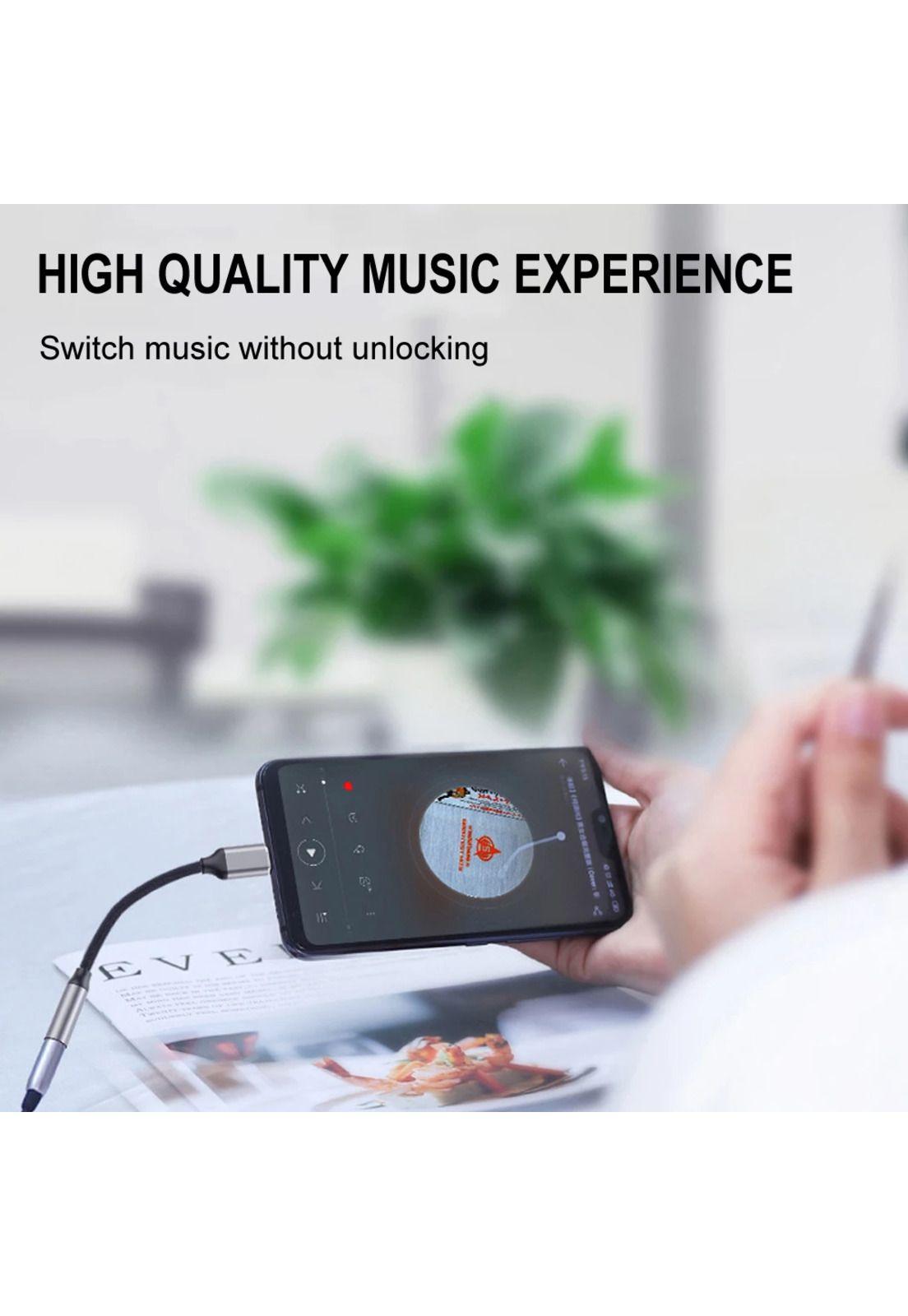 Adaptador USB-C para Audifonos Jack 3.5mm Premium Audio-3