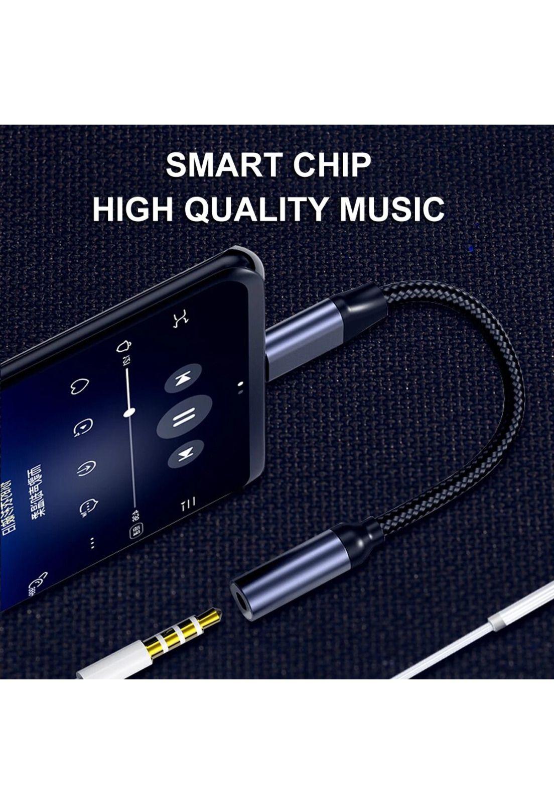 Adaptador USB-C para Audifonos Jack 3.5mm Premium Audio-4