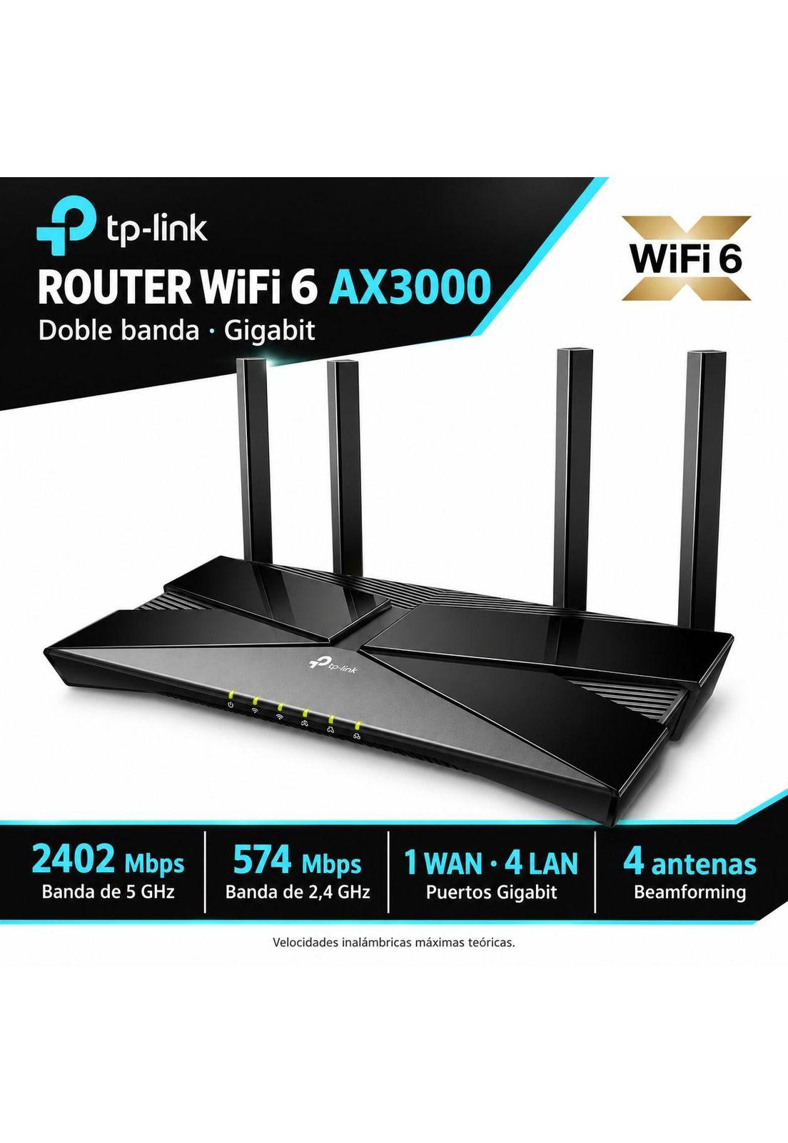 Router TP-Link WIFI 6.0 AX3000 Archer AX53 Dual Band Gigabit-5