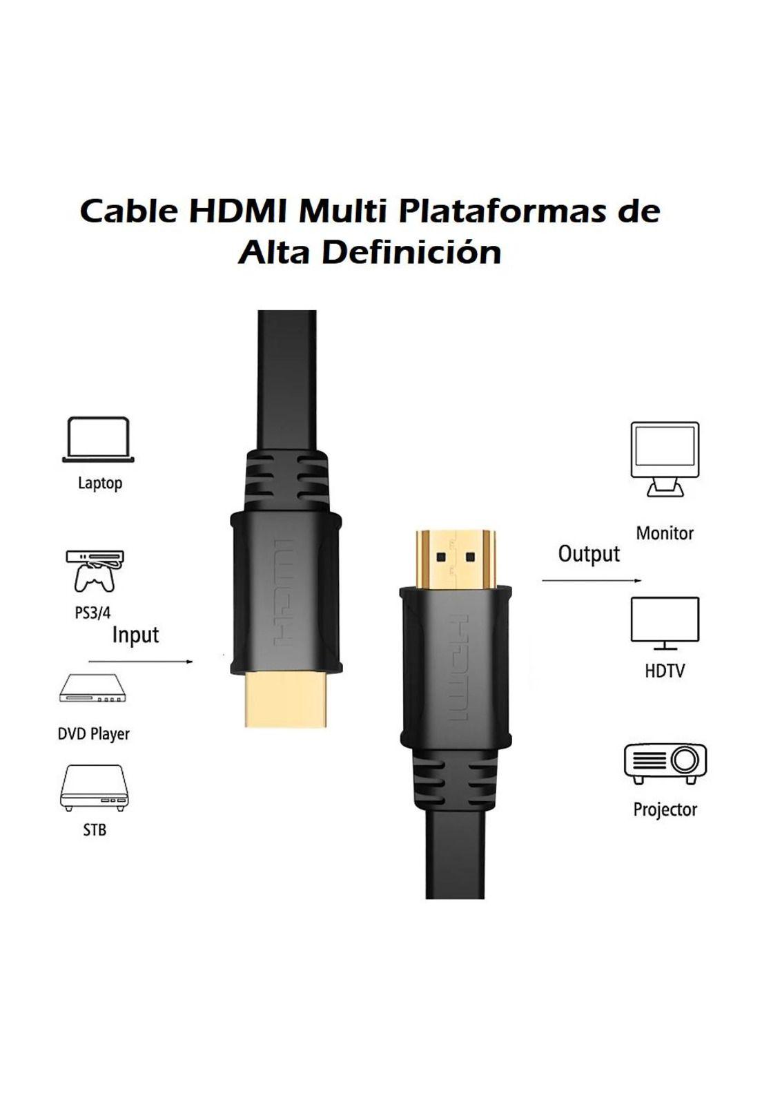 Cable HDMI Ultra Plano 1.8M Full HD 1080p Reforzado BL187-2
